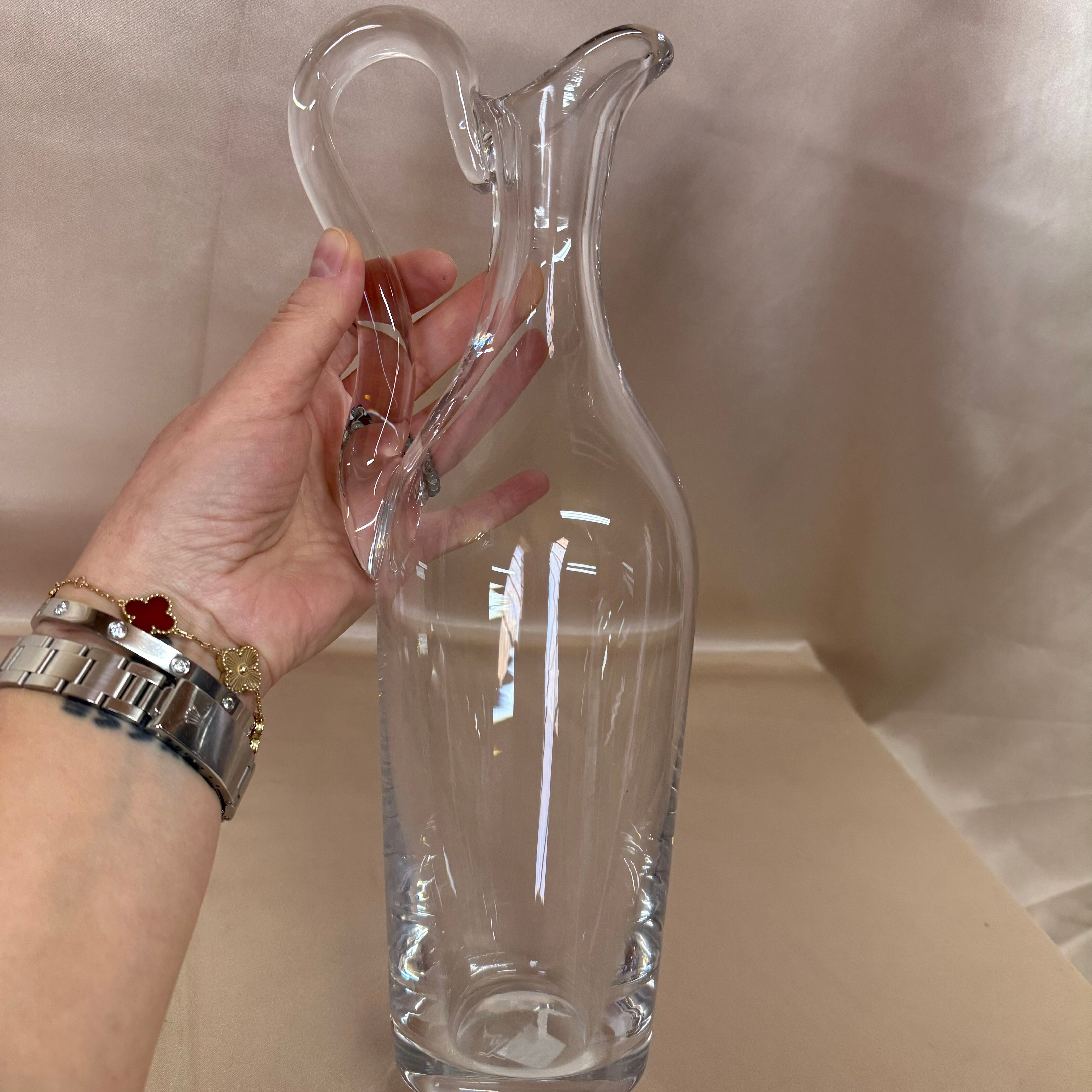 Saint-Louis Crystal Handled Wine Decanter With Stopper