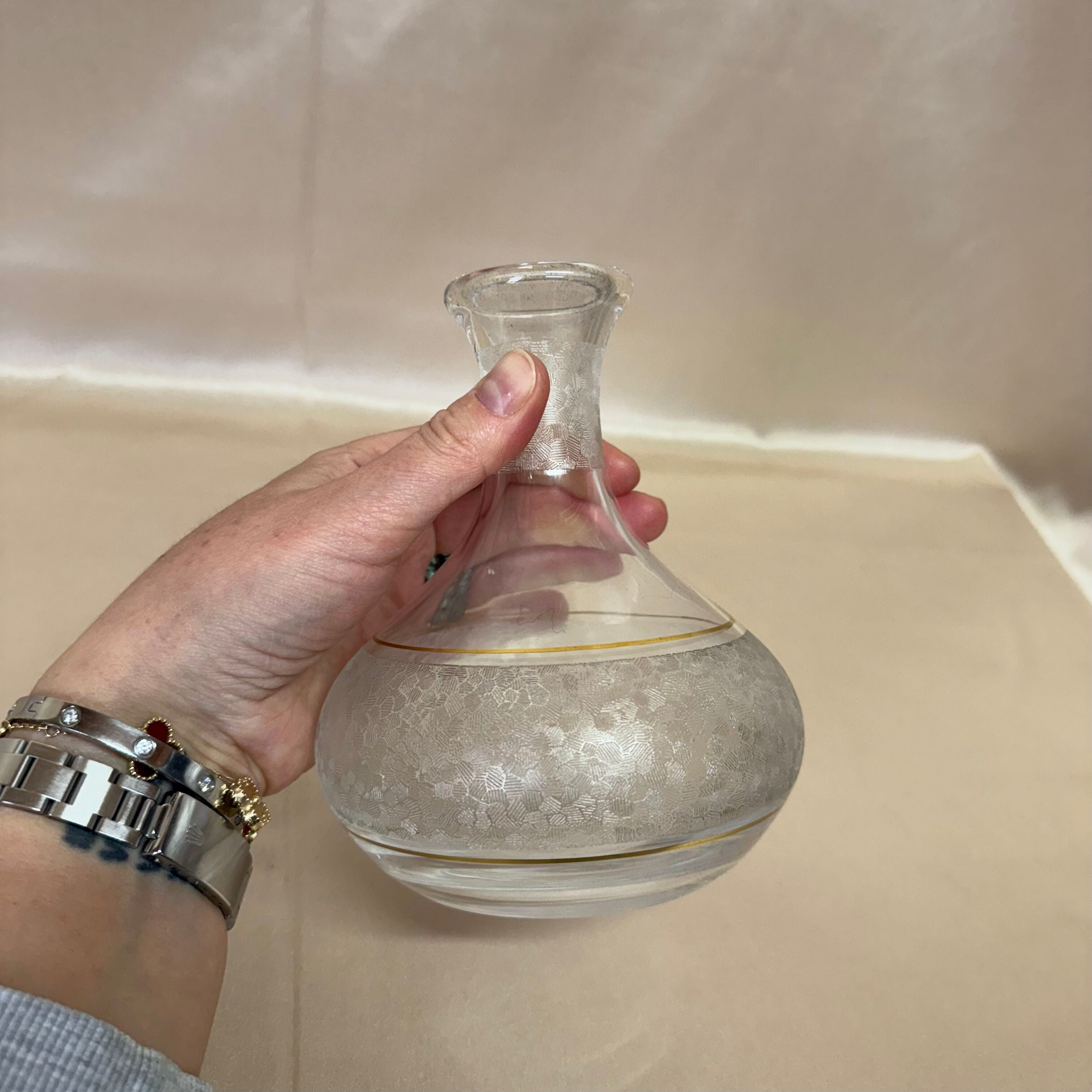 Saint-Louis Crystal Bedside Night Set Carafe & Tumbler