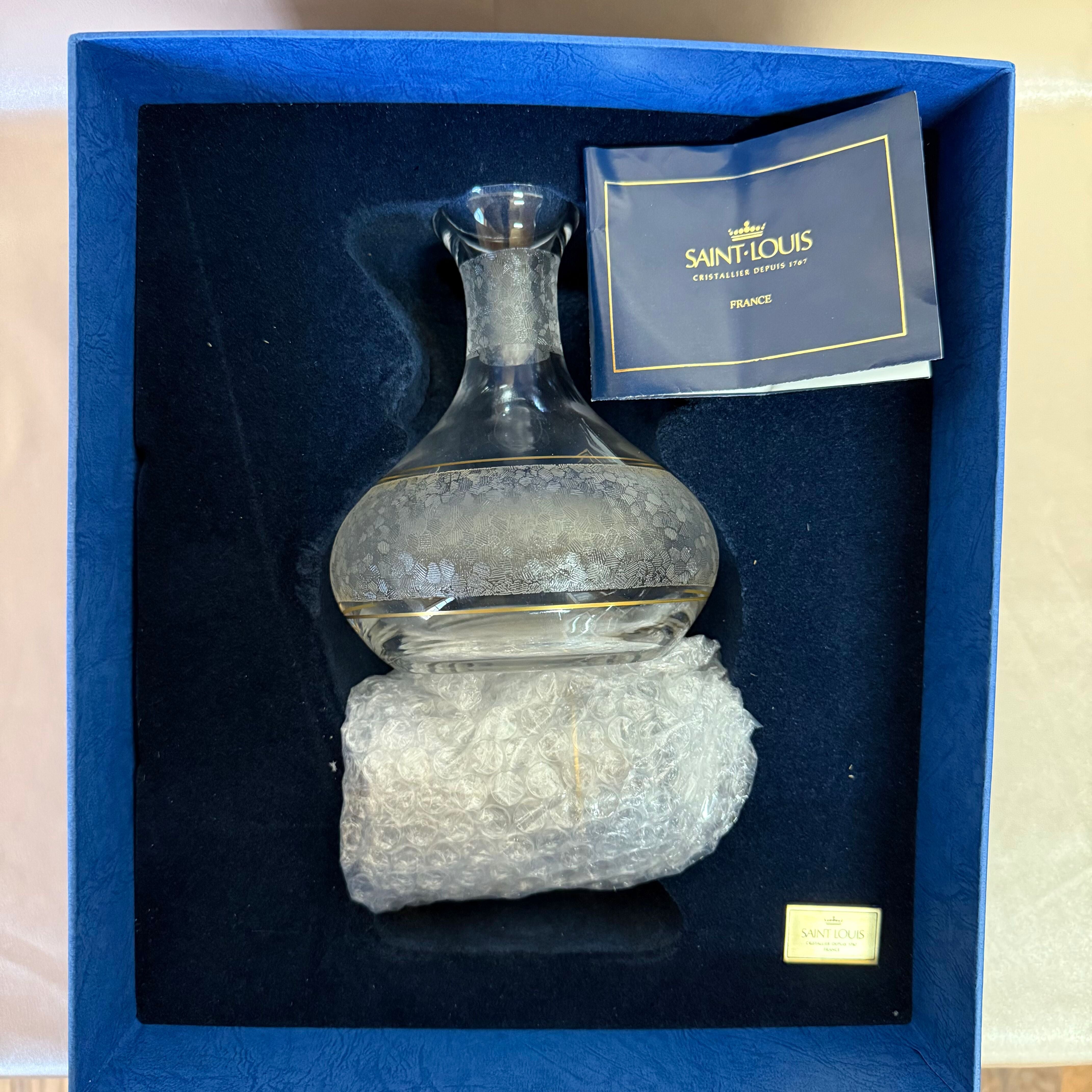 Saint-Louis Crystal Bedside Night Set Carafe & Tumbler