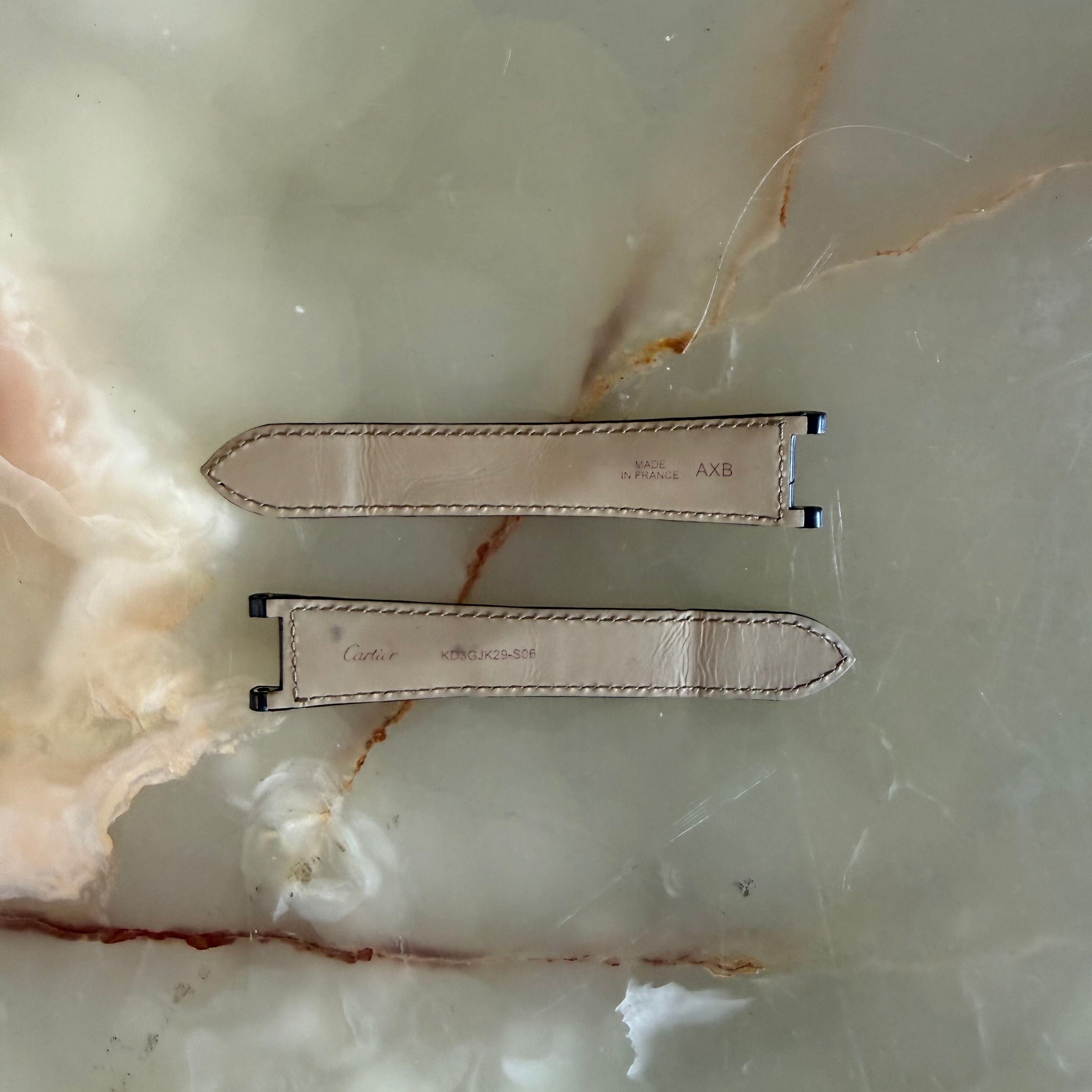 Authentic Cartier Pasha Blue Alligator Watch Strap Band 21mm KD3GJK29-S06