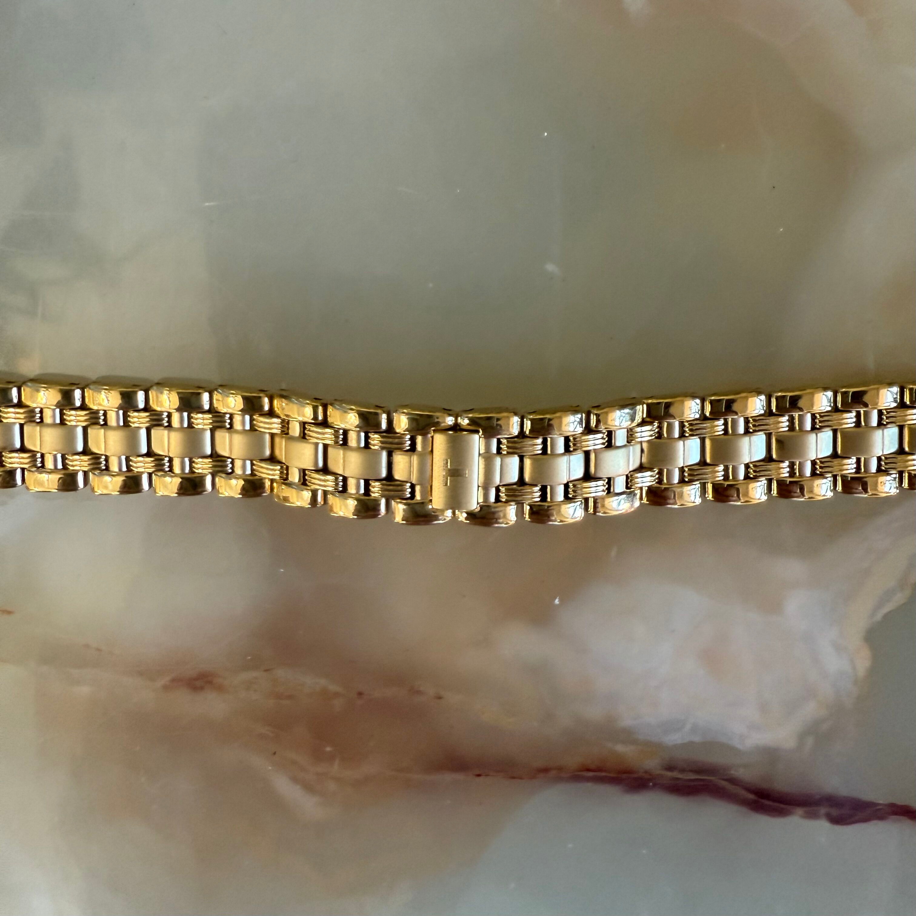 Authentic Tissot Stainless Steel Gold Watch Bracelet 12mm