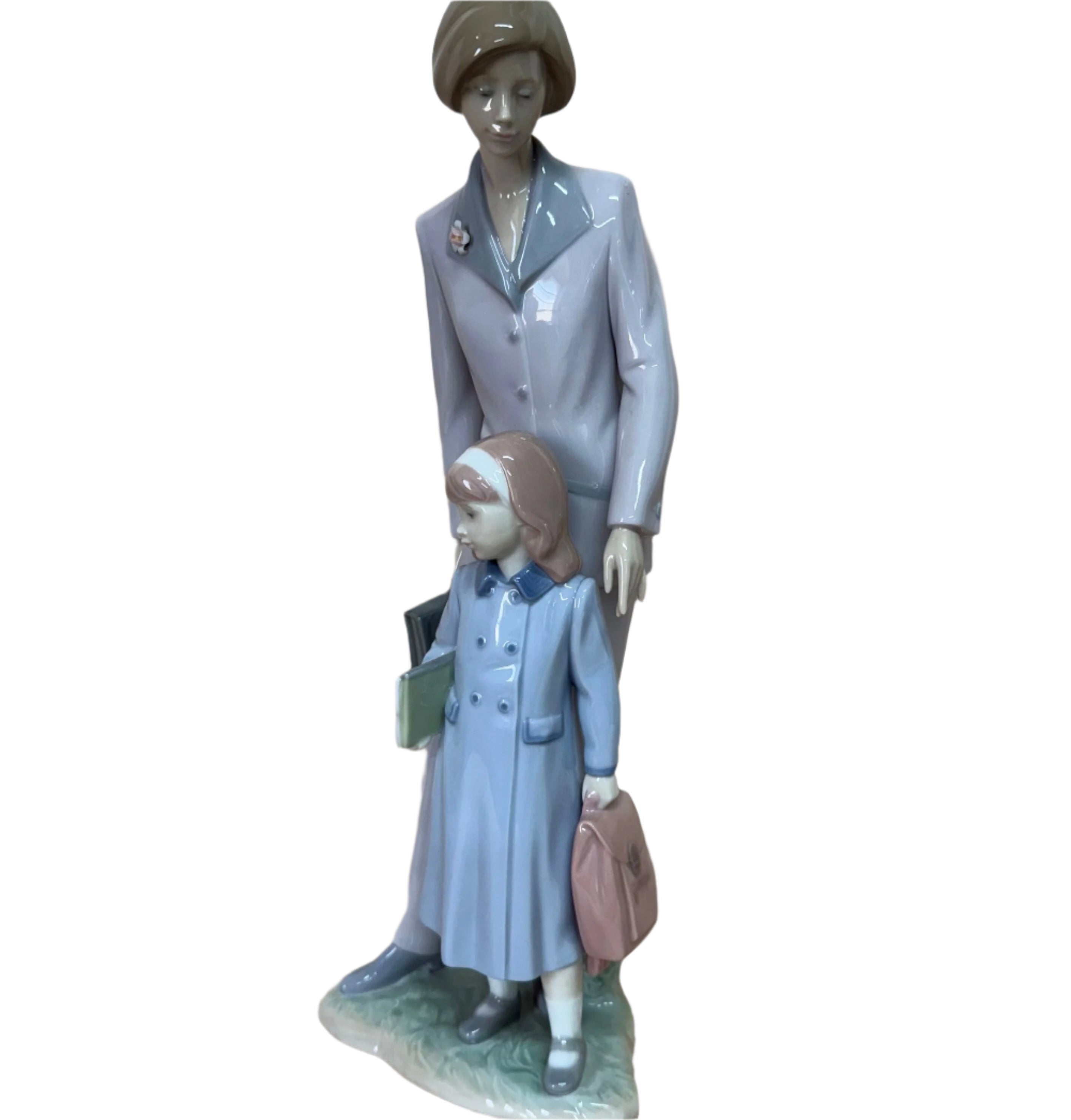 LLADRO On Our Way Women & Child Figure 6544