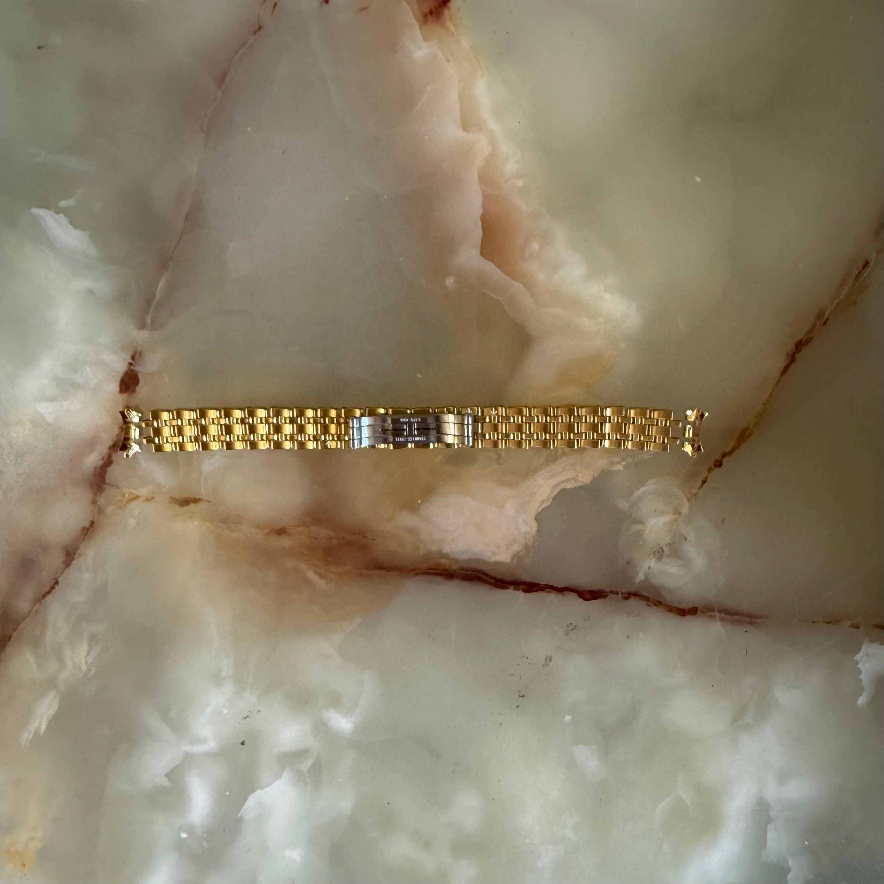 Authentic Tissot Stainless Steel Gold Watch Bracelet 12mm