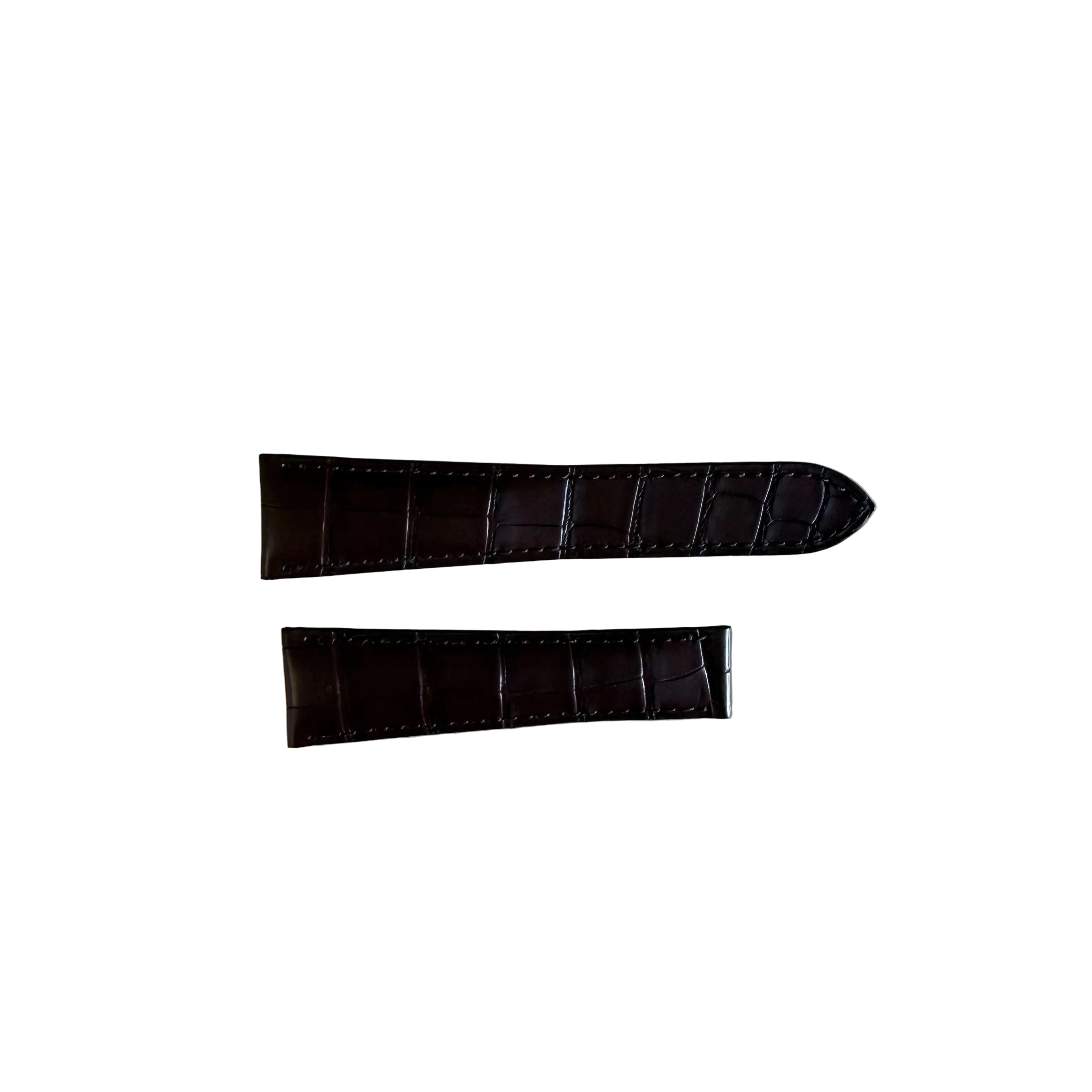 Authentic Cartier Brown Alligator Watch Strap Band 23mm KD80IM52-S06