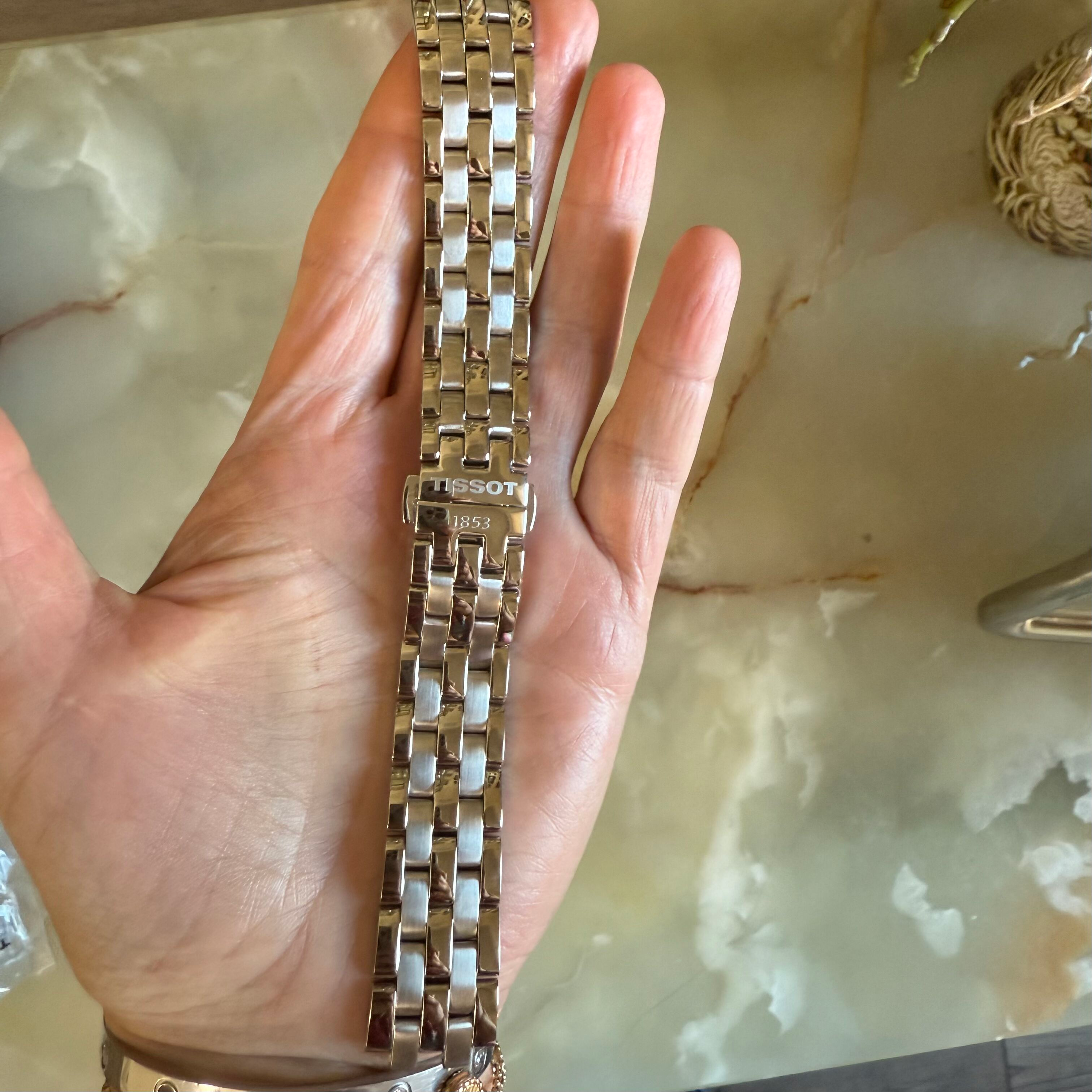 Authentic Tissot Ballade vStainless Steel Watch Bracelet 20mm T605.R460110