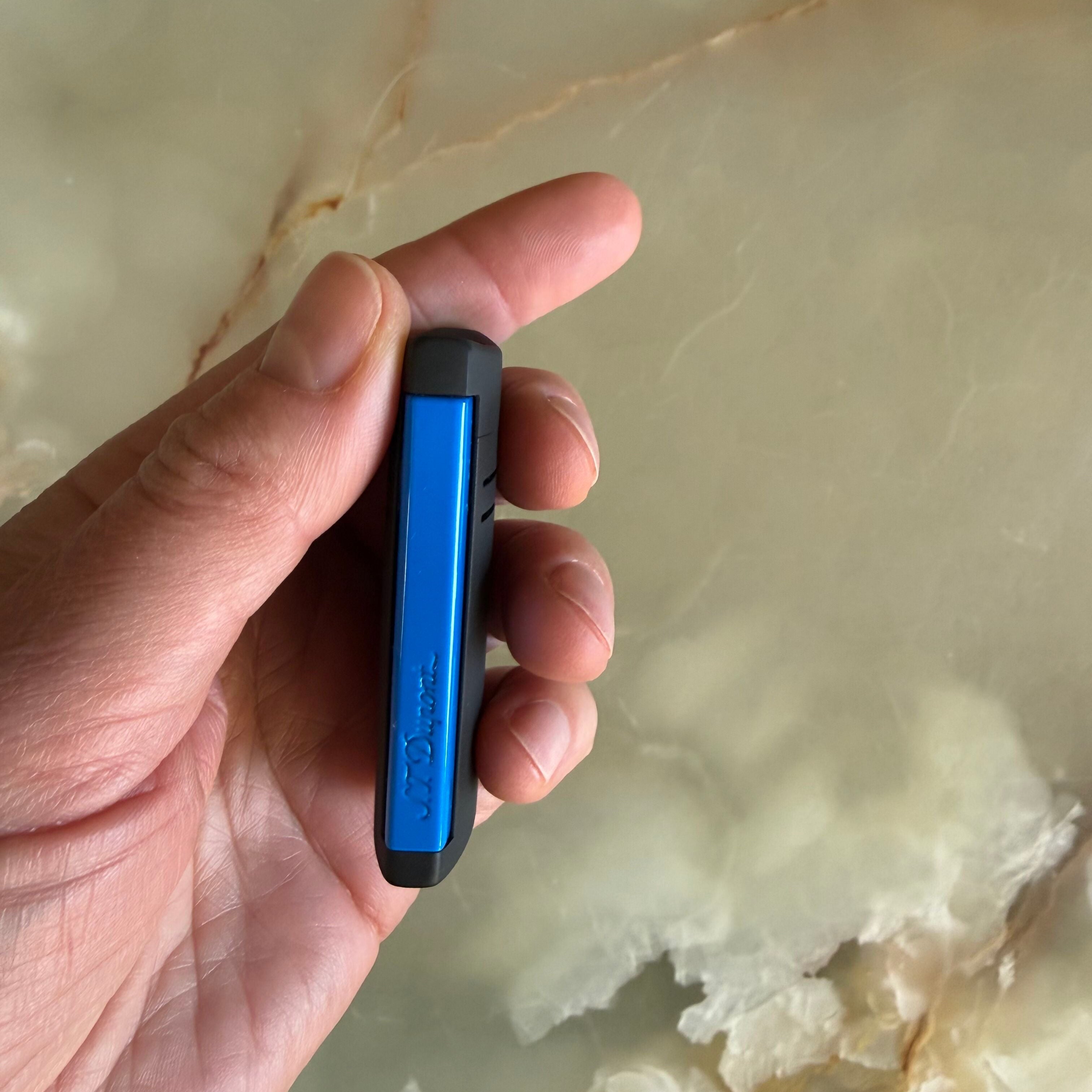 S.T. Dupont Maxijet Matte Neon Blue Lighter 020171