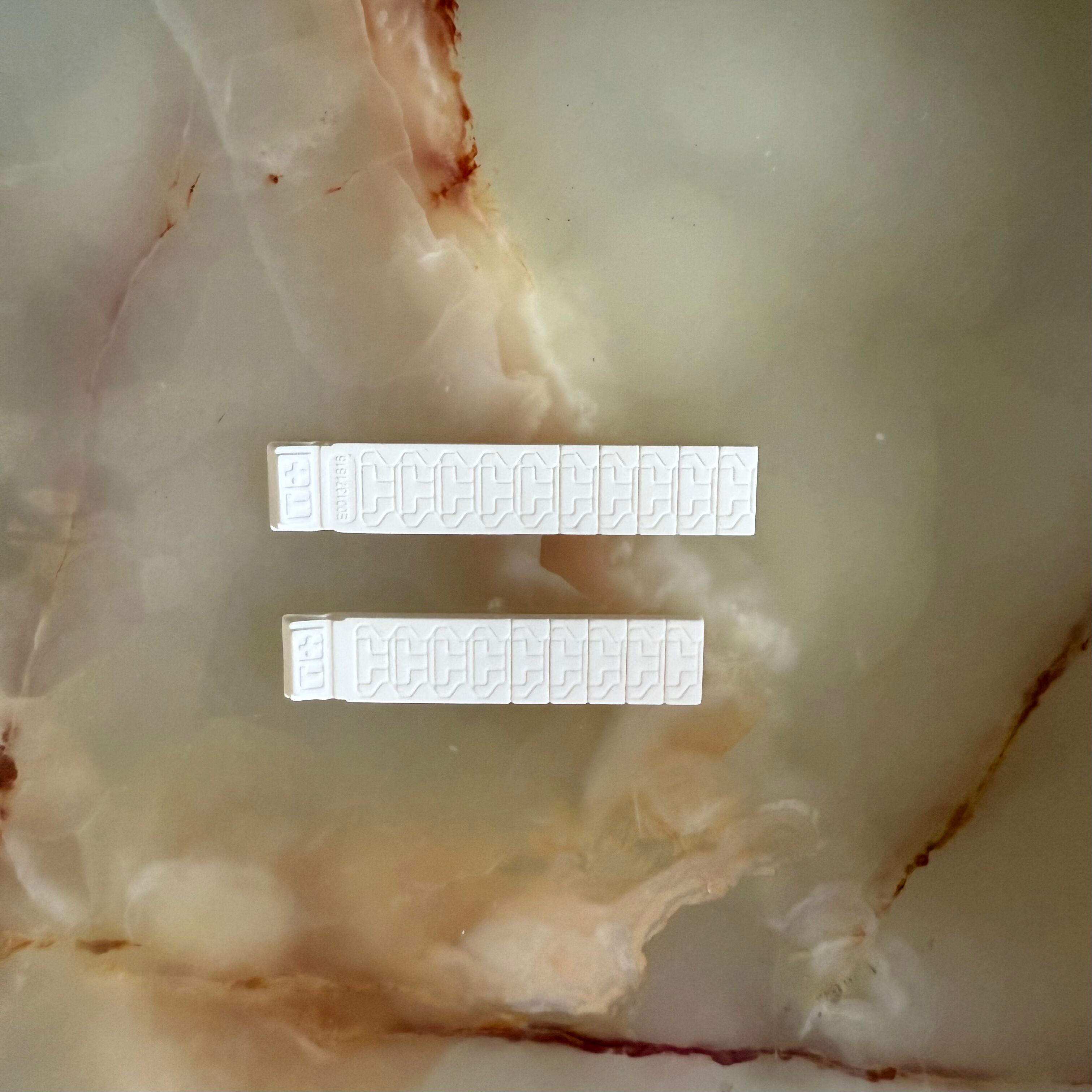 Authentic Tissot White Rubber Watch Strap Band 16mm E001371616