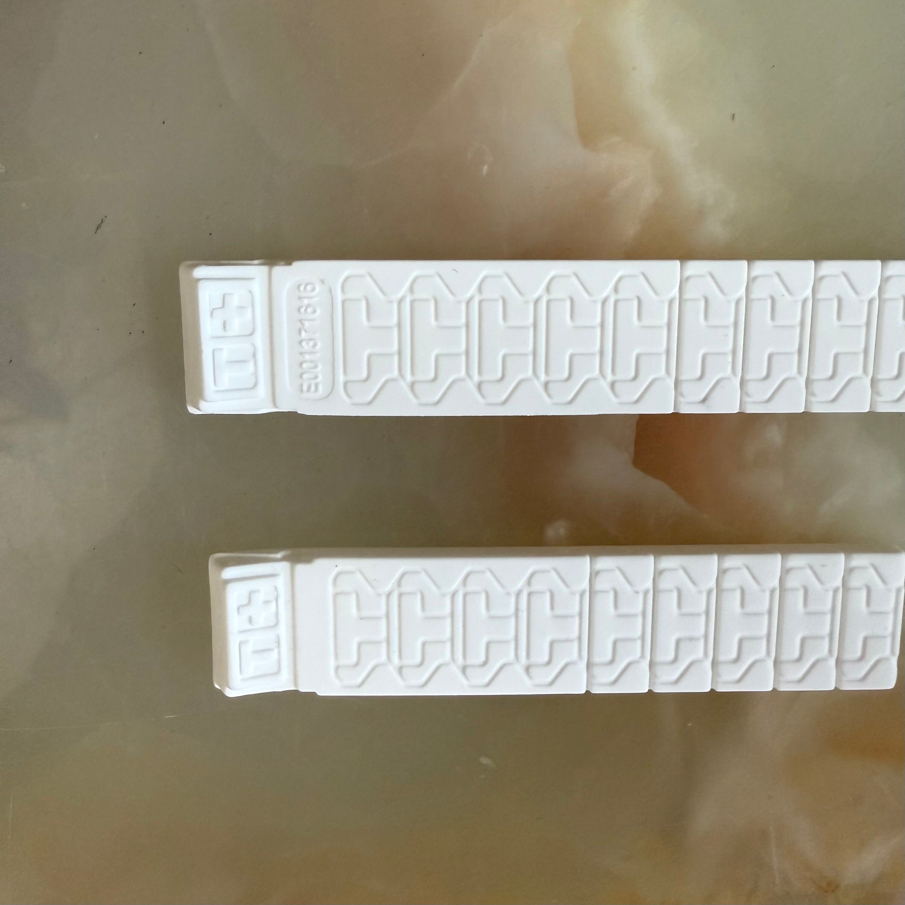 Authentic Tissot White Rubber Watch Strap Band 16mm E001371616