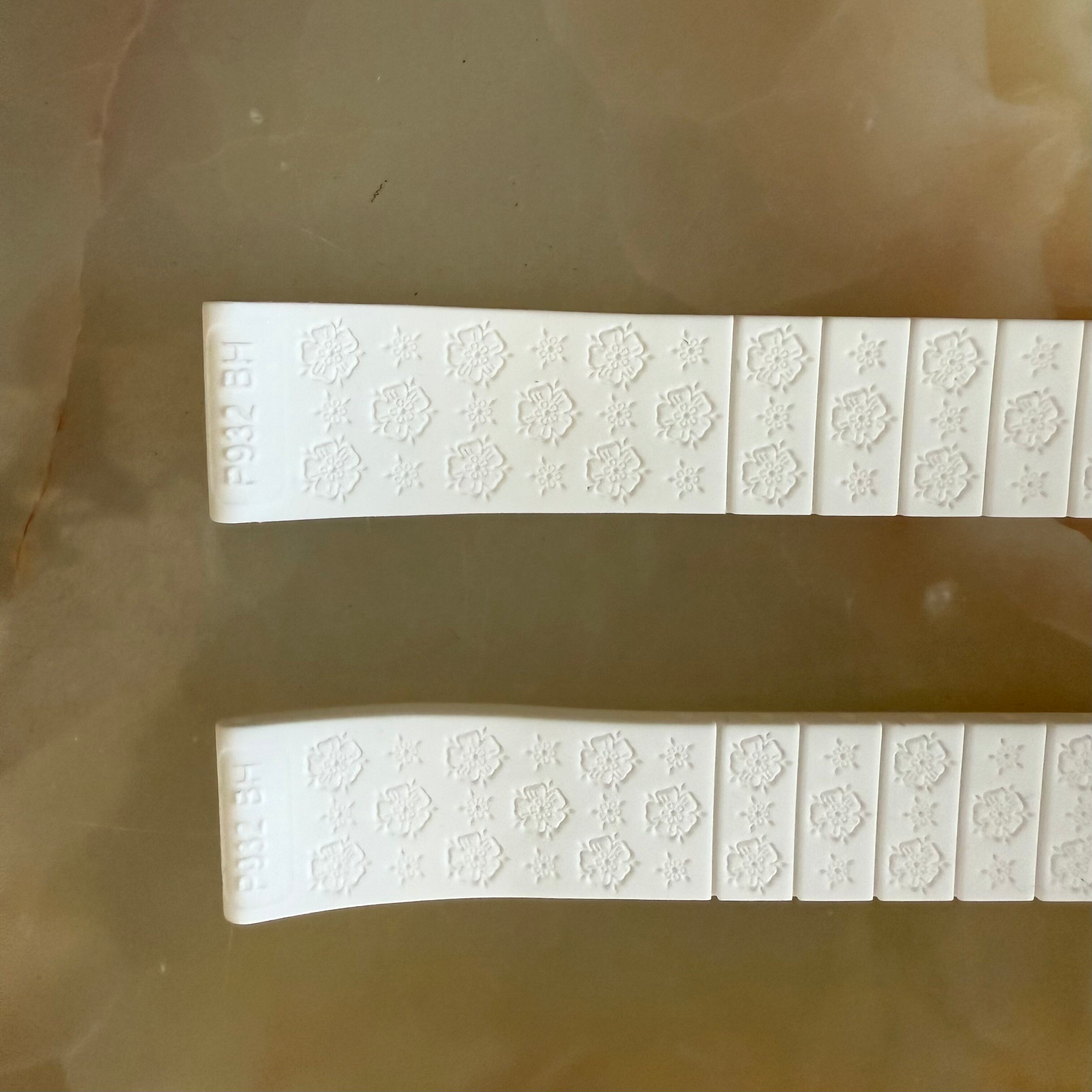 Authentic Tissot White Rubber Watch Strap Band 17mm P932BH