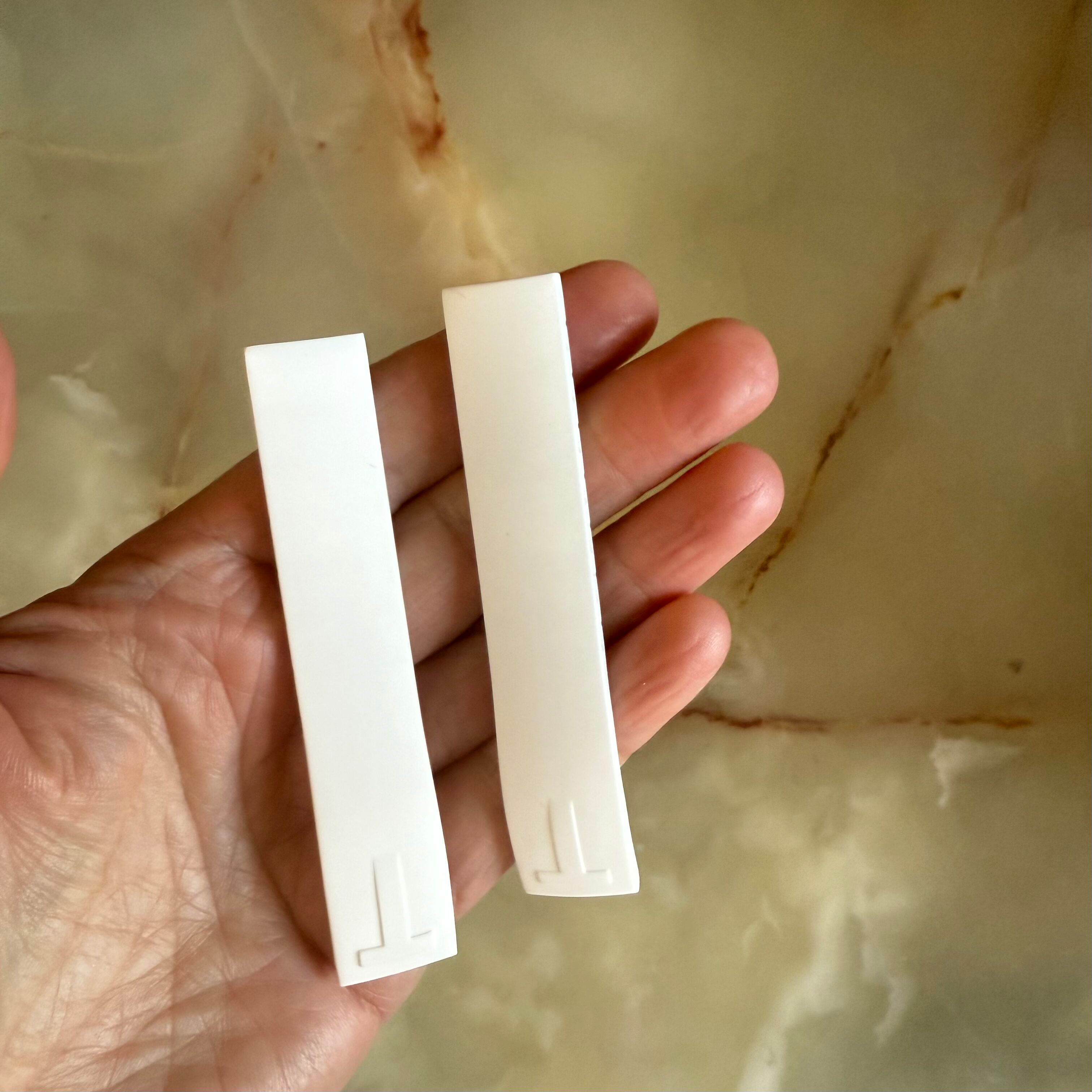 Authentic Tissot White Rubber Watch Strap Band 17mm P932BH