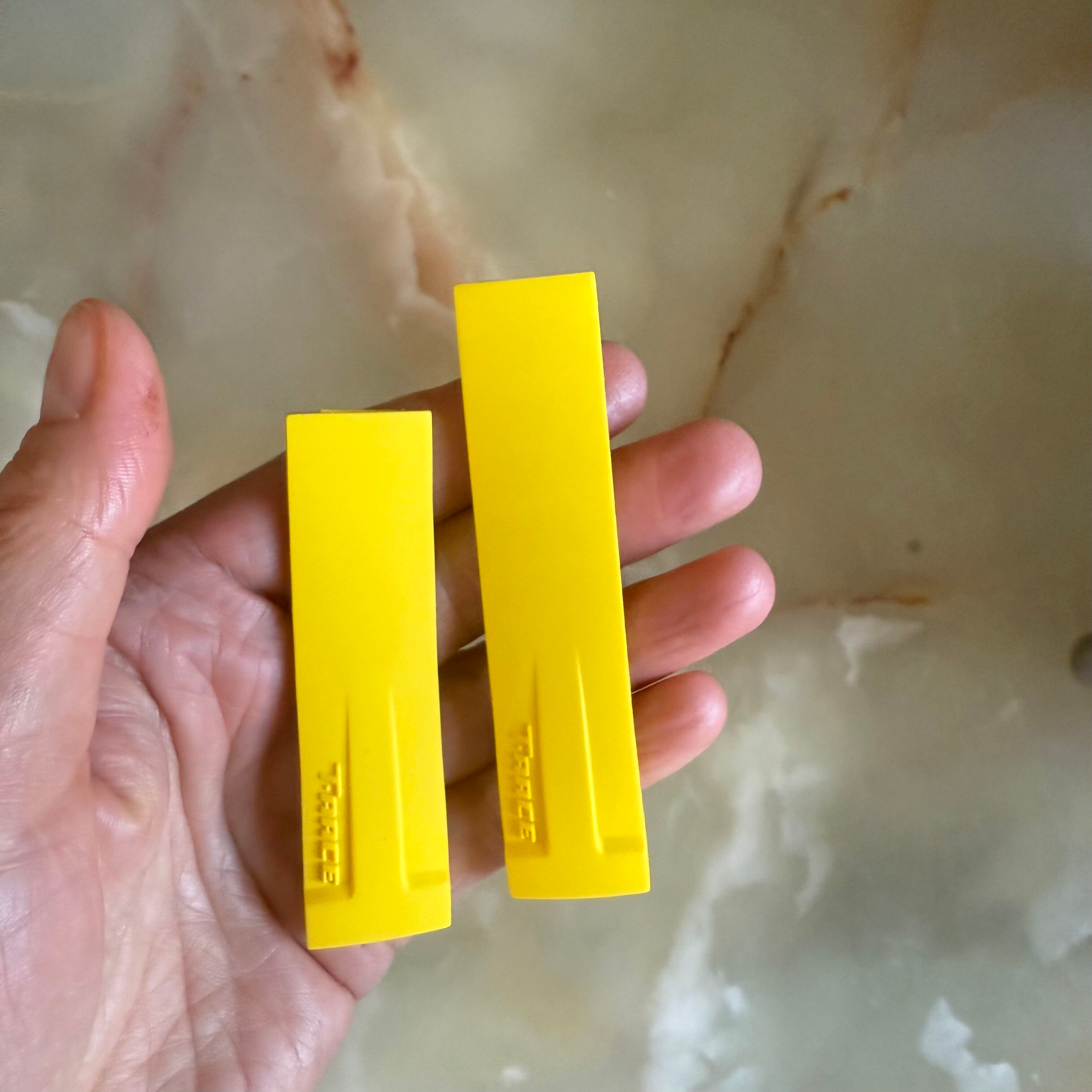 Authentic Tissot Yellow Rubber Watch Strap Band 21mm T048417A