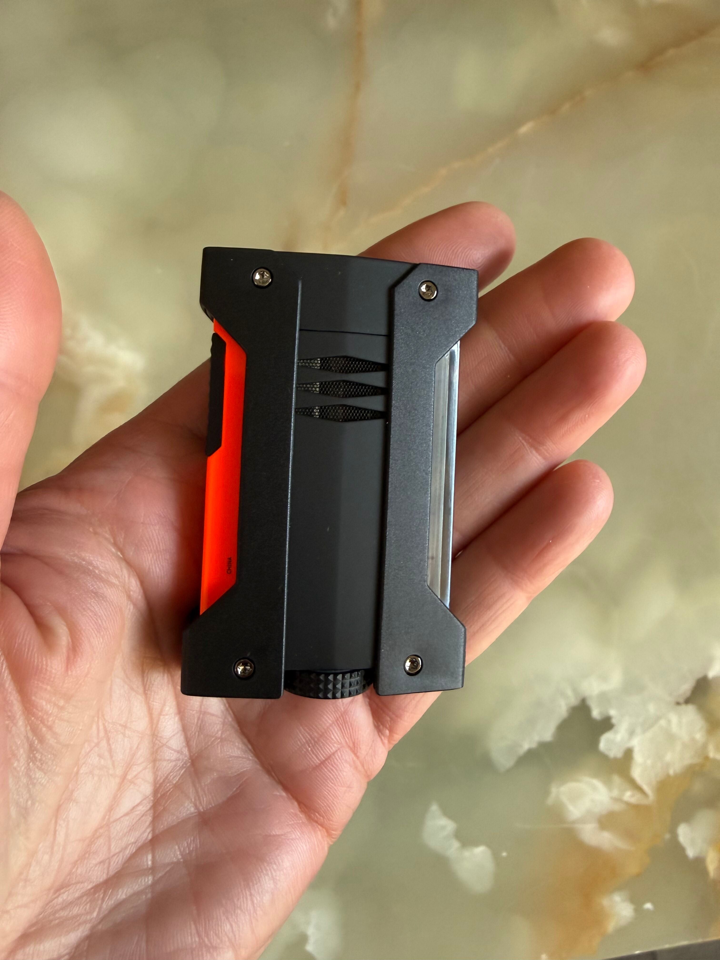 S.T. Dupont Defi Extreme Matte Neon Orange Lighter 021419