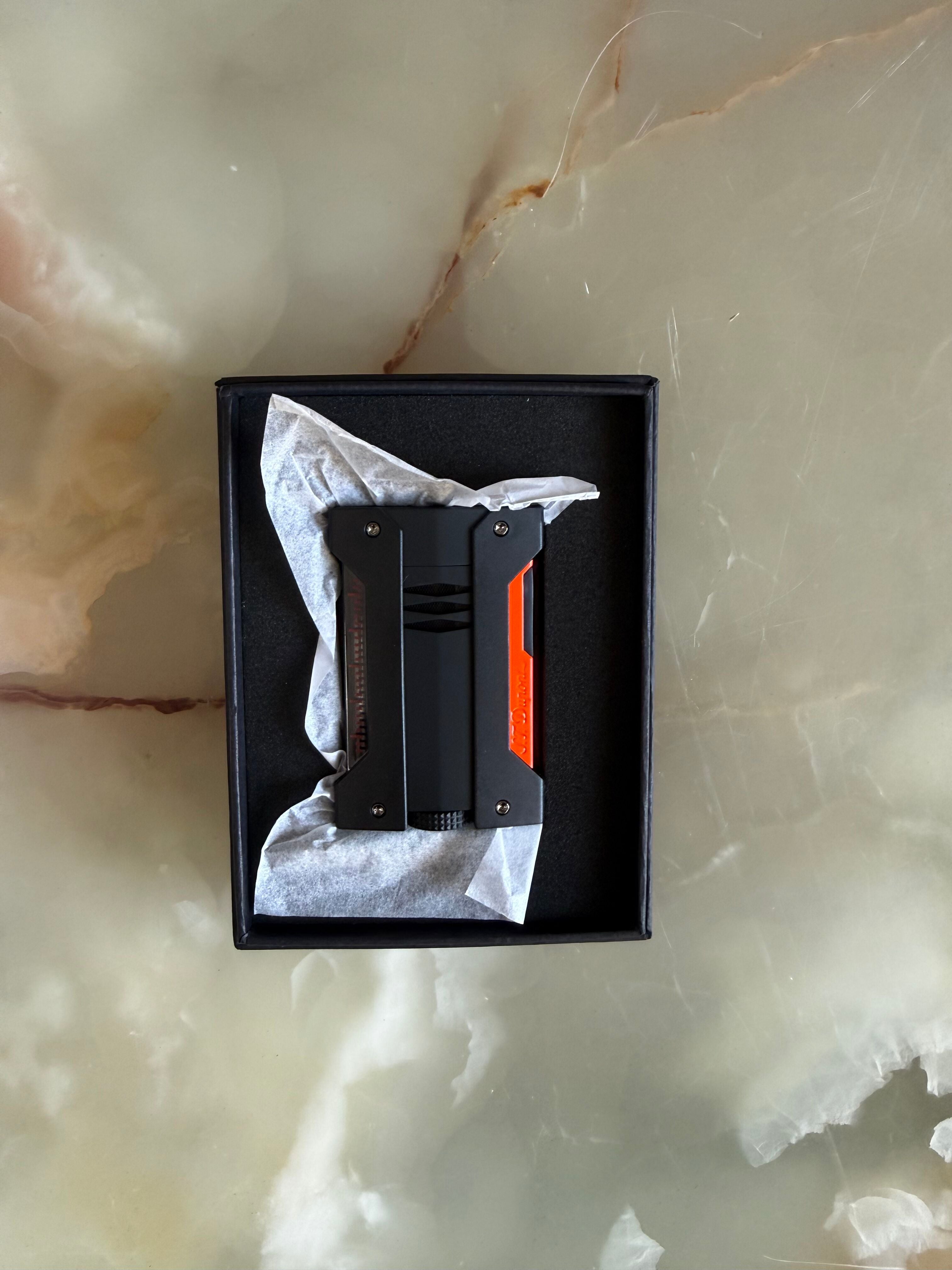 S.T. Dupont Defi Extreme Matte Neon Orange Lighter 021419