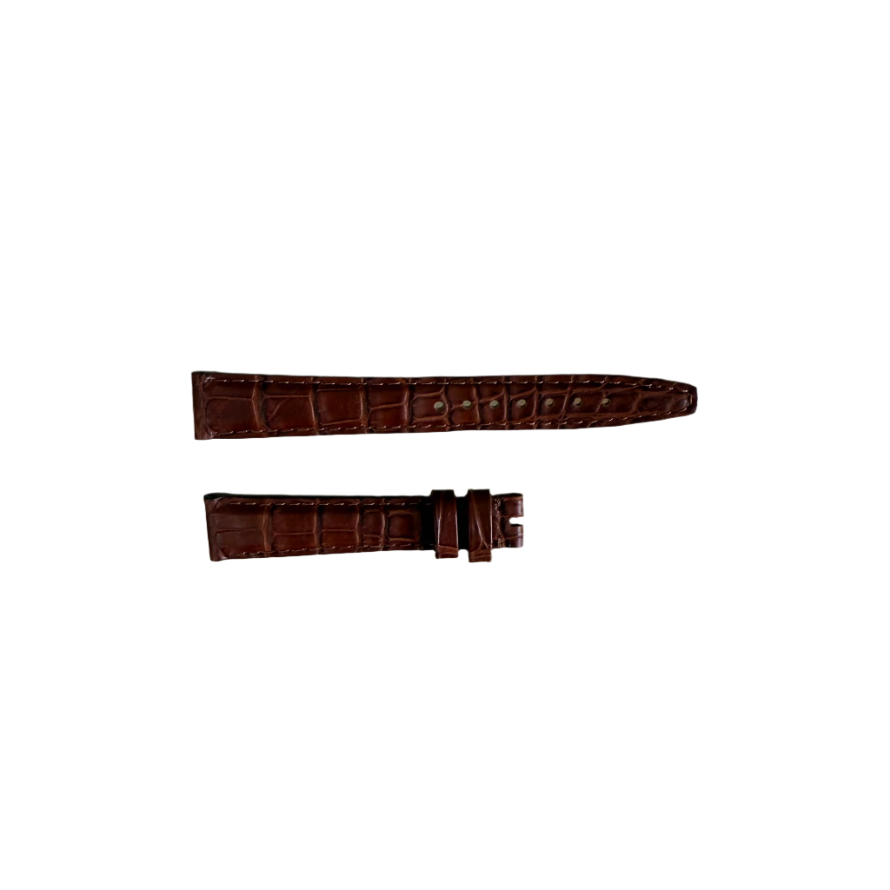 Authentic Corum Brown Crocodile Watch Strap Band 15mm
