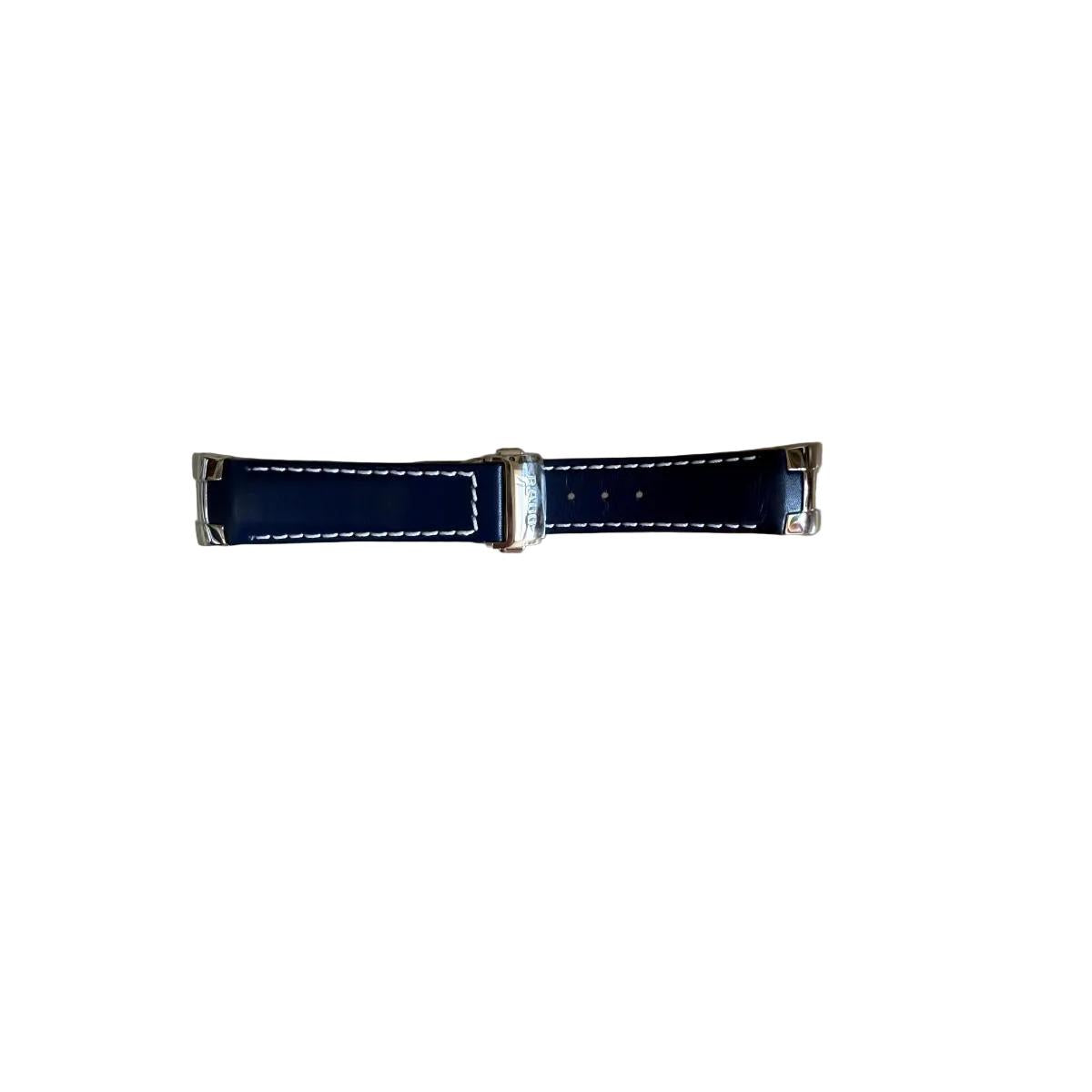 Authentic RADO Blue Leather Watch Strap Band w Clasp 22mm 08892H