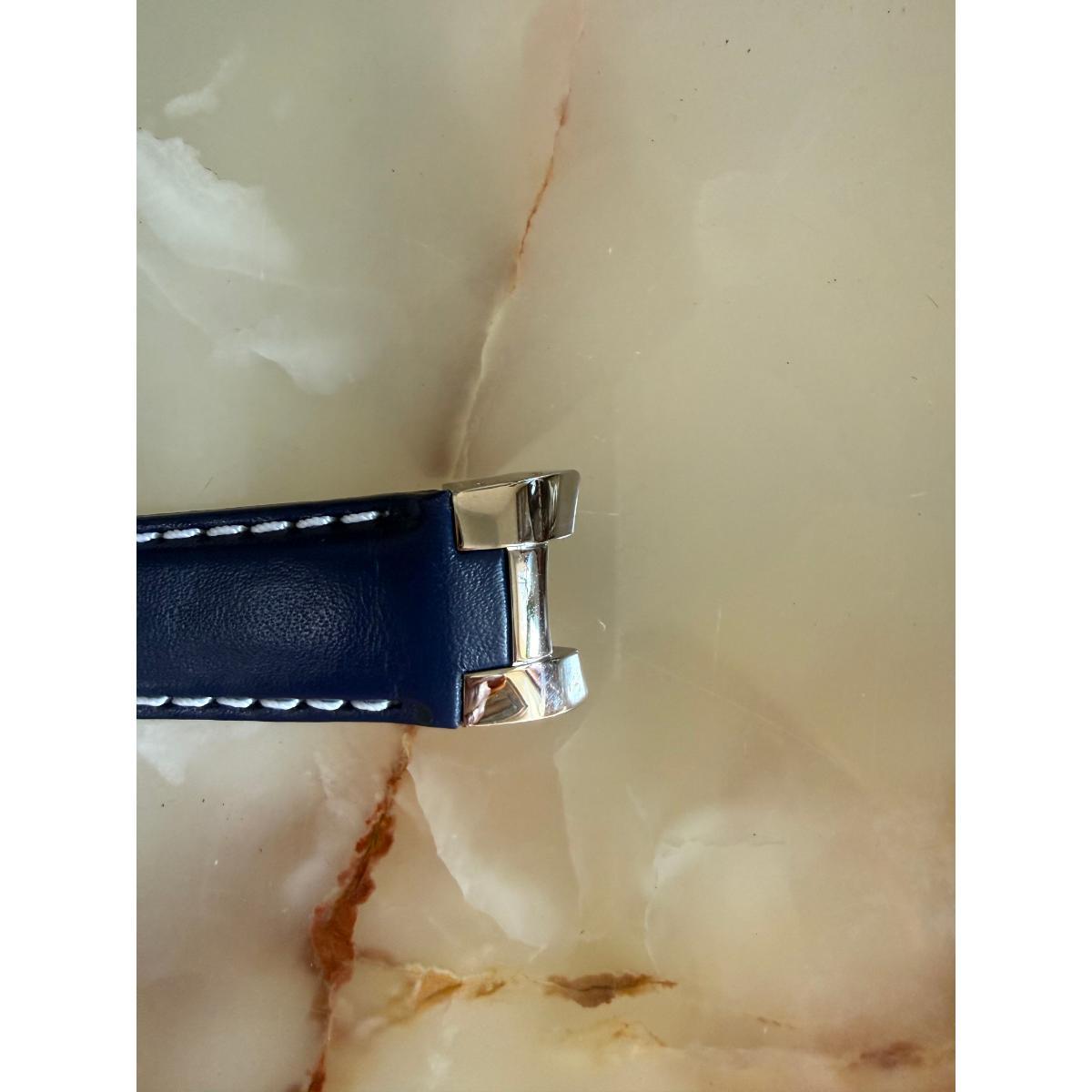 Authentic RADO Blue Leather Watch Strap Band w Clasp 22mm 08892H