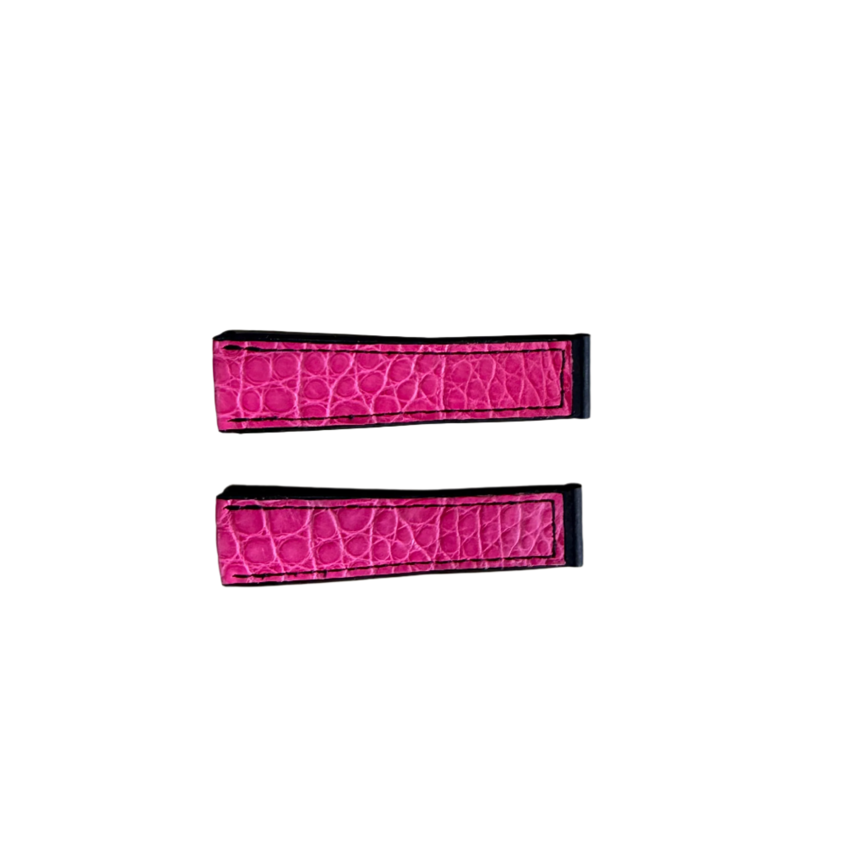 Authentic Corum Bubble Pink Crocodile Watch Strap Band 17mm
