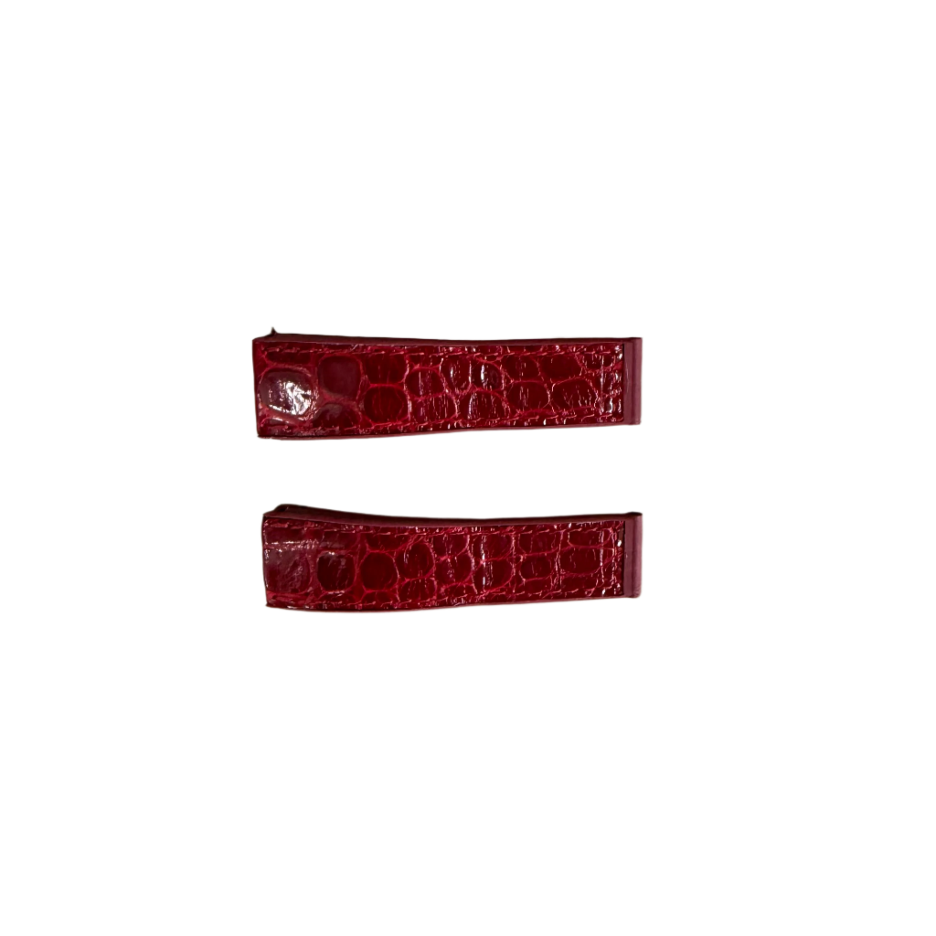 Authentic Corum Bubble Red Crocodile Watch Strap Band 18mm 2011