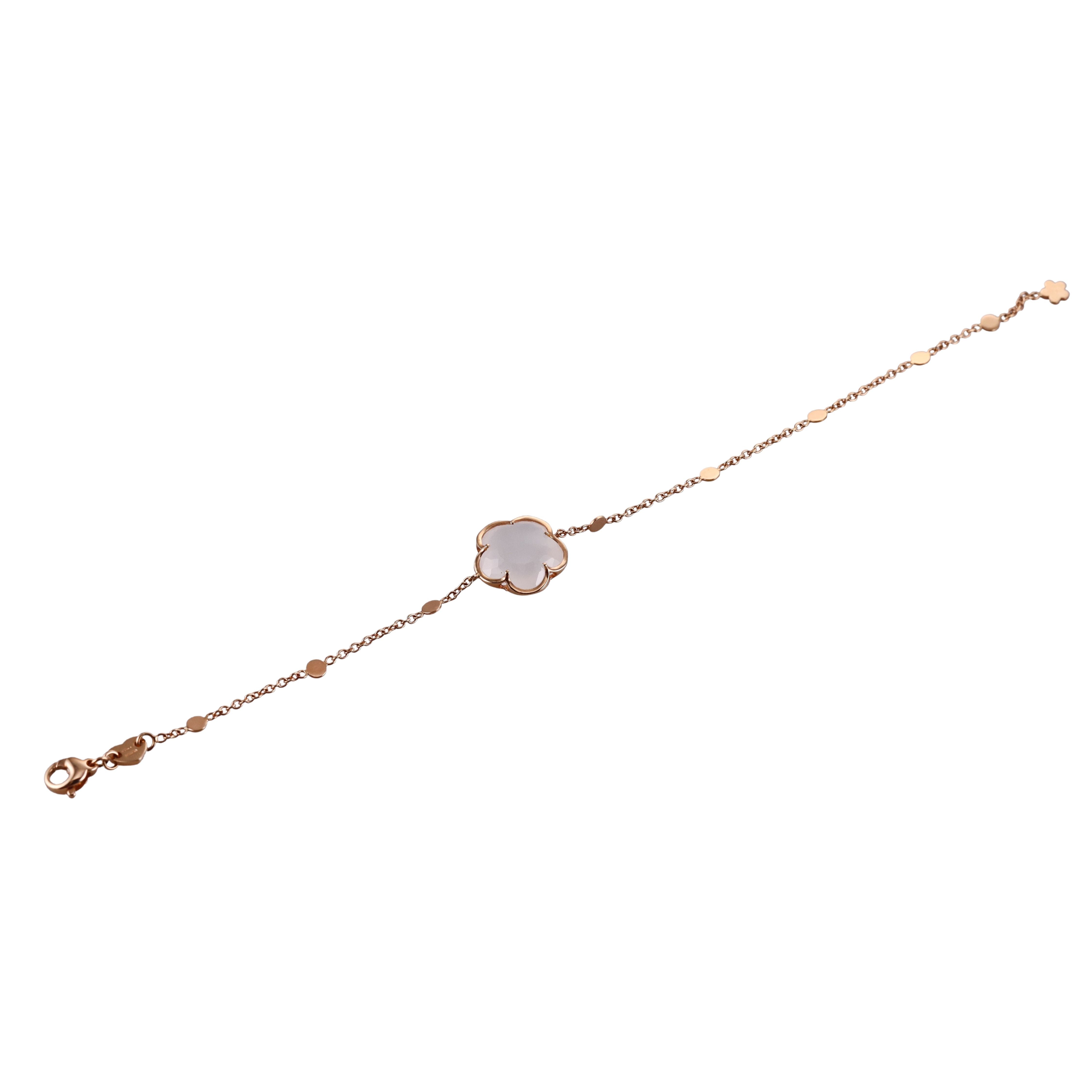 Pasquale Bruni 18k Rose Gold Milky Quartz Bracelet Retail $2290