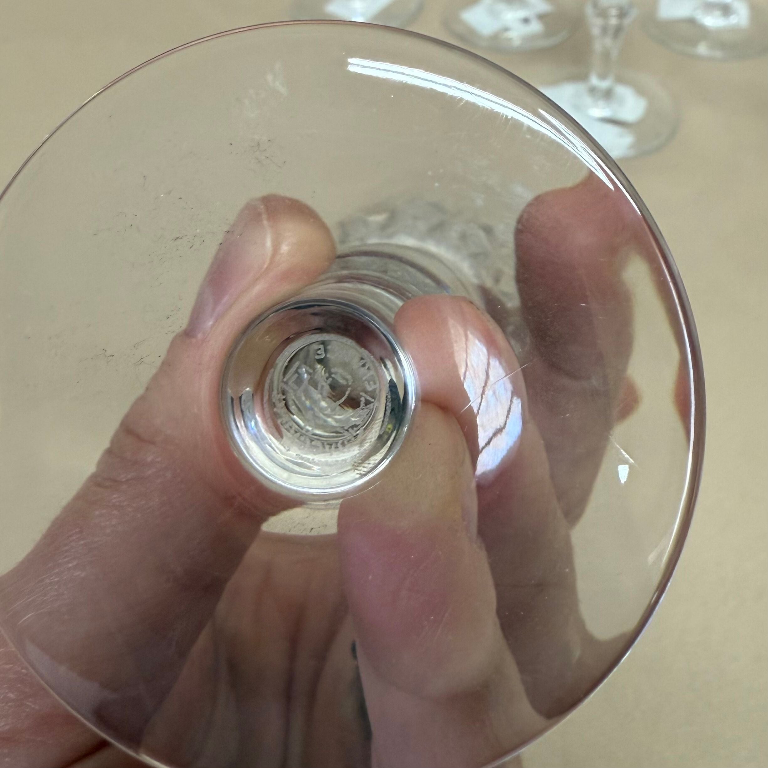 Baccarat Piccadilly Crystal Champagne Glass Set of 7