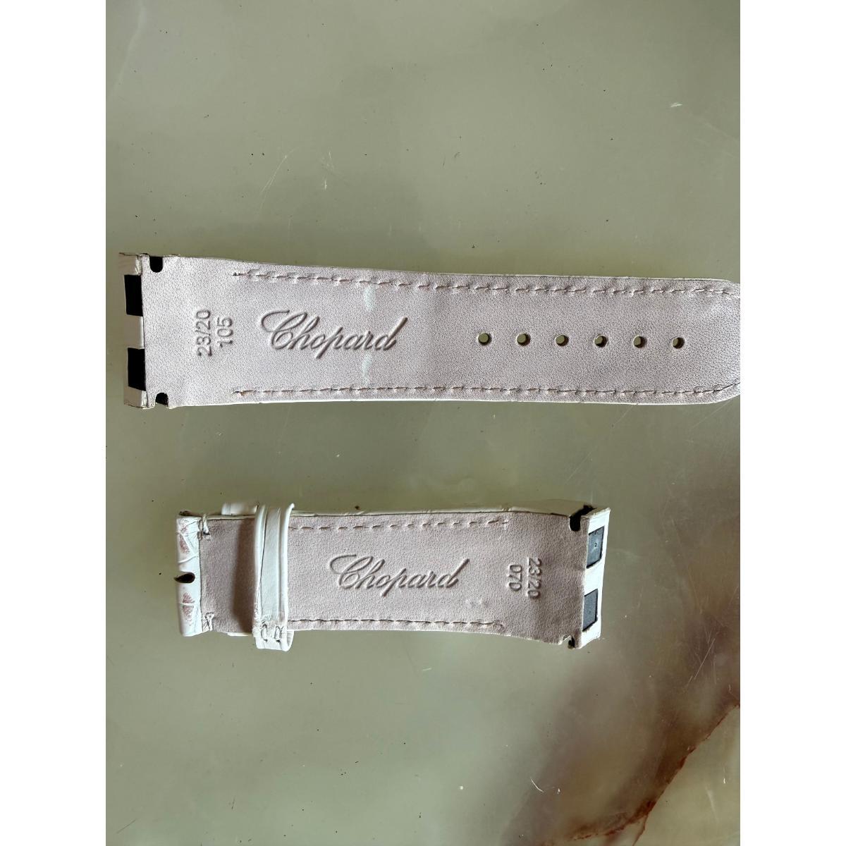Authentic Chopard White Alligator Watch Strap Band 23mm
