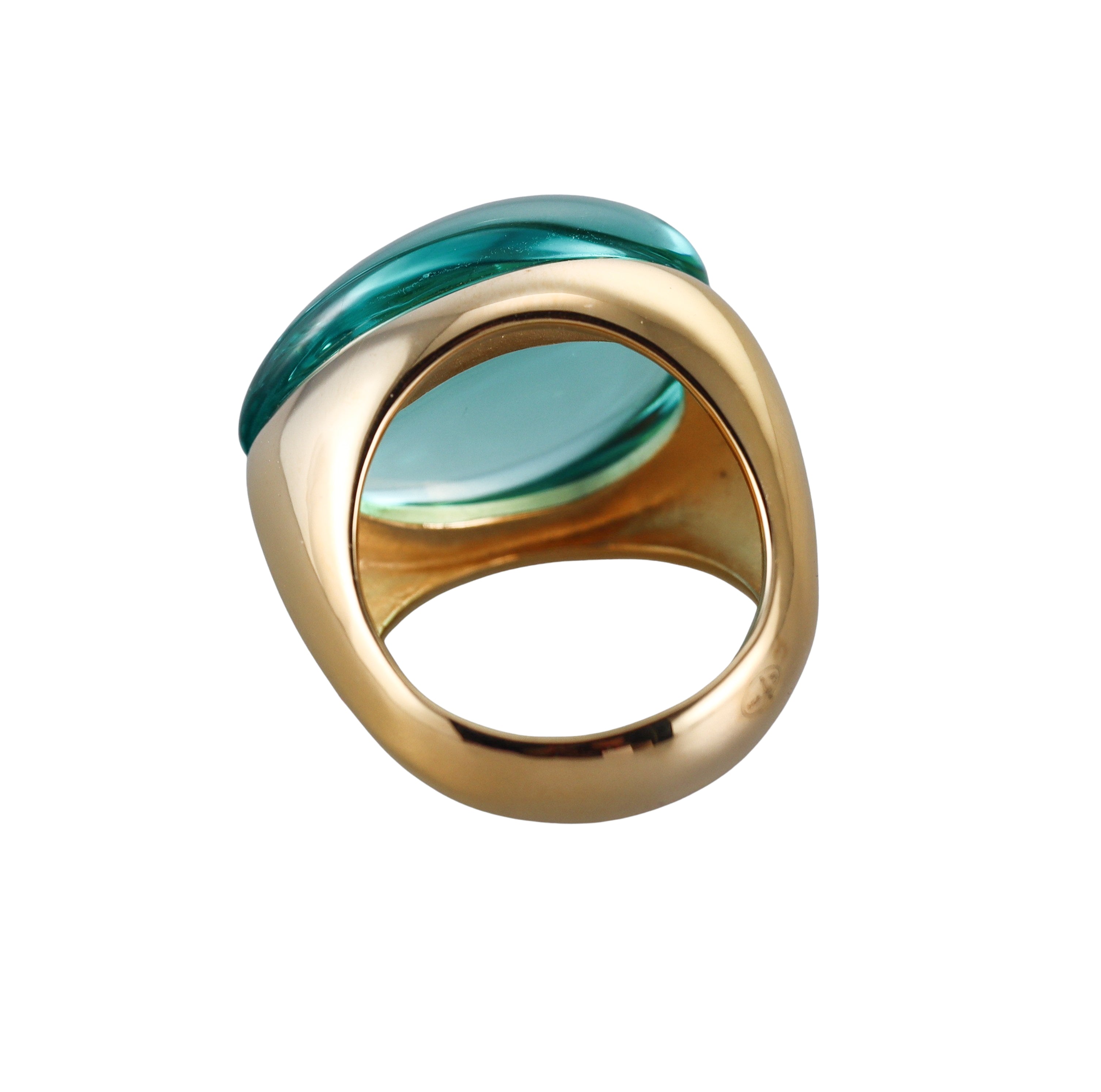Baccarat Galea 18k Gold Vermeil Sterling Silver Crystal Ring 2805634