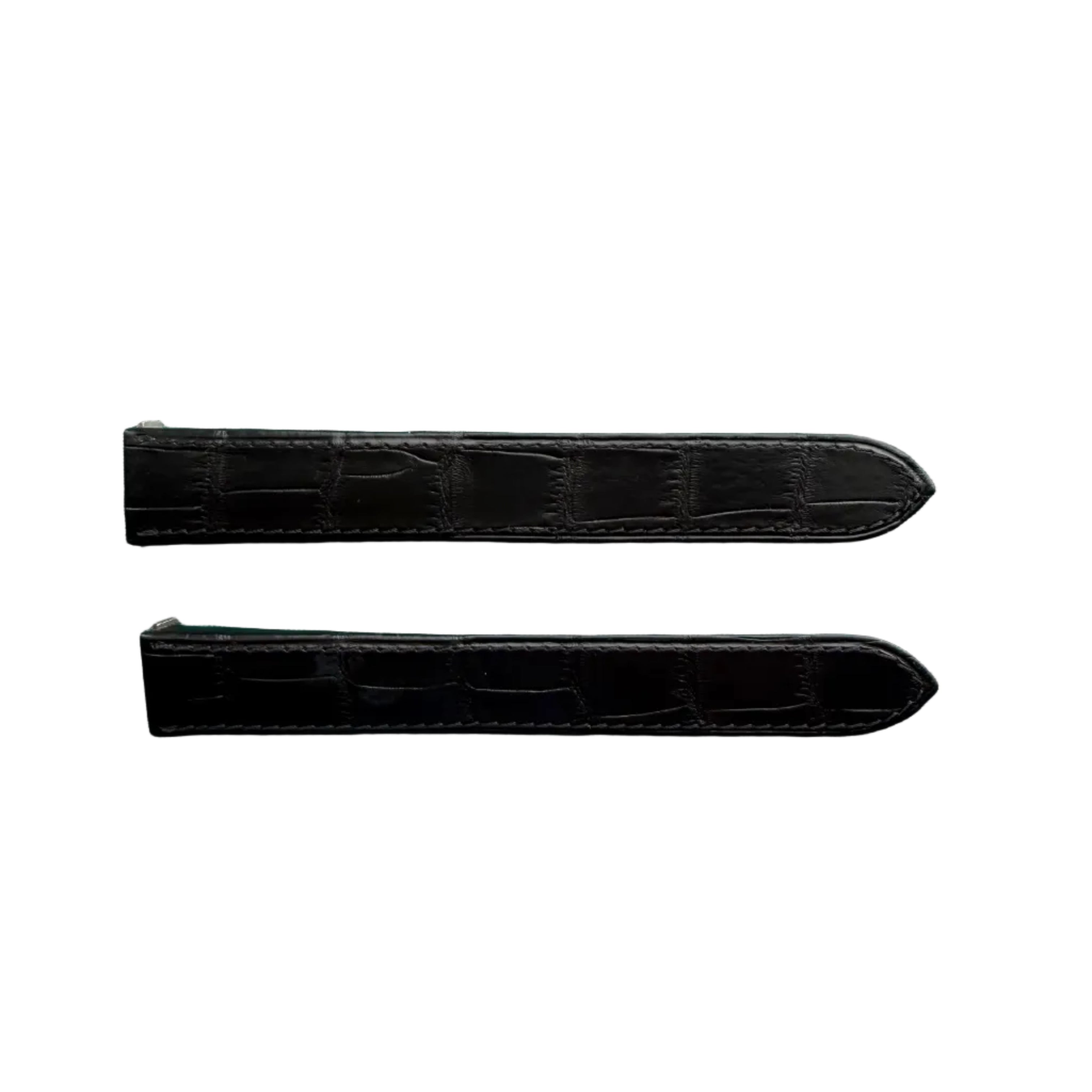 Authentic Cartier Black Alligator Quick Release Watch Strap Band 18.75mm KD654K97-S07