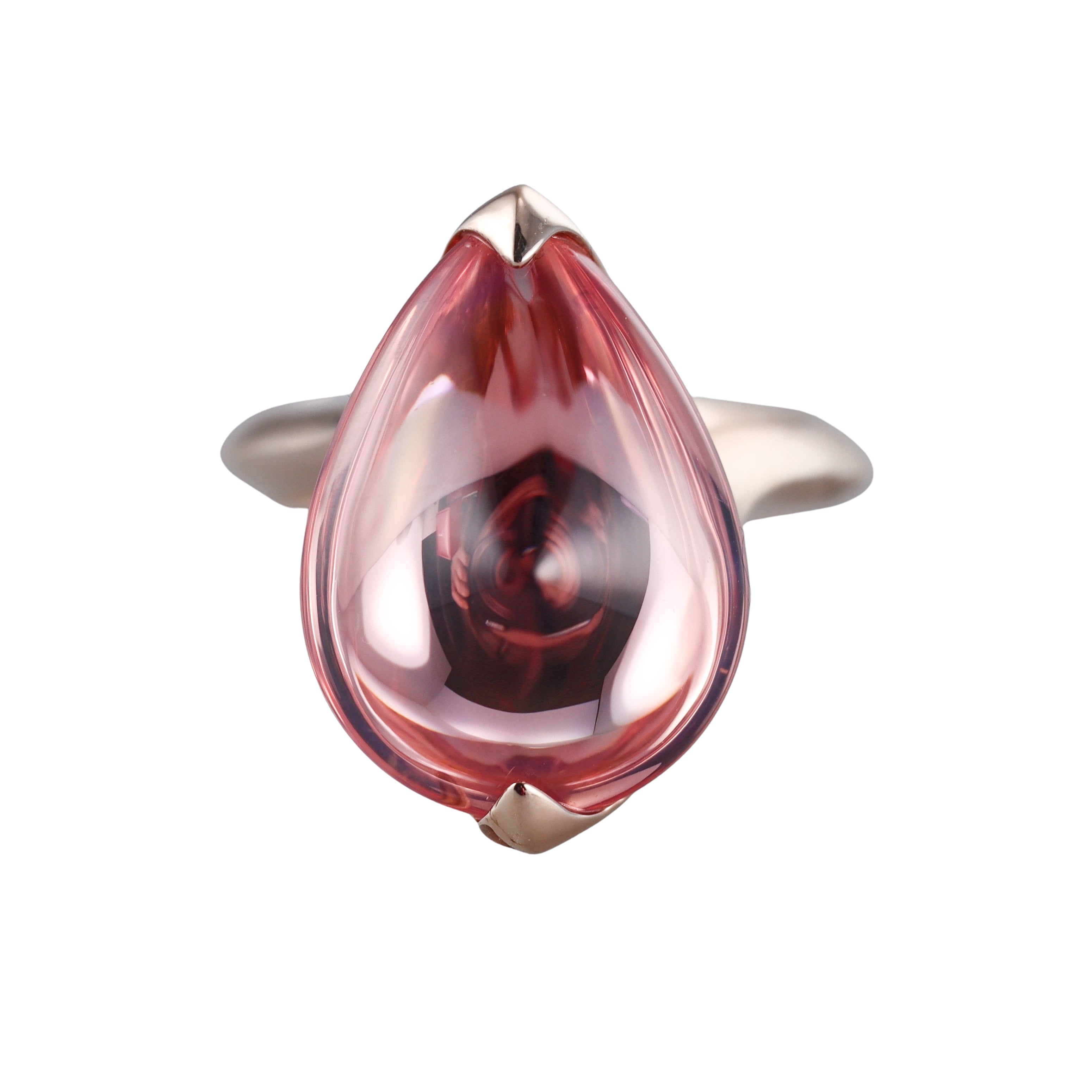 Baccarat 18k Gold Vermeil Sterling Silver Psydelic Ring 2806959