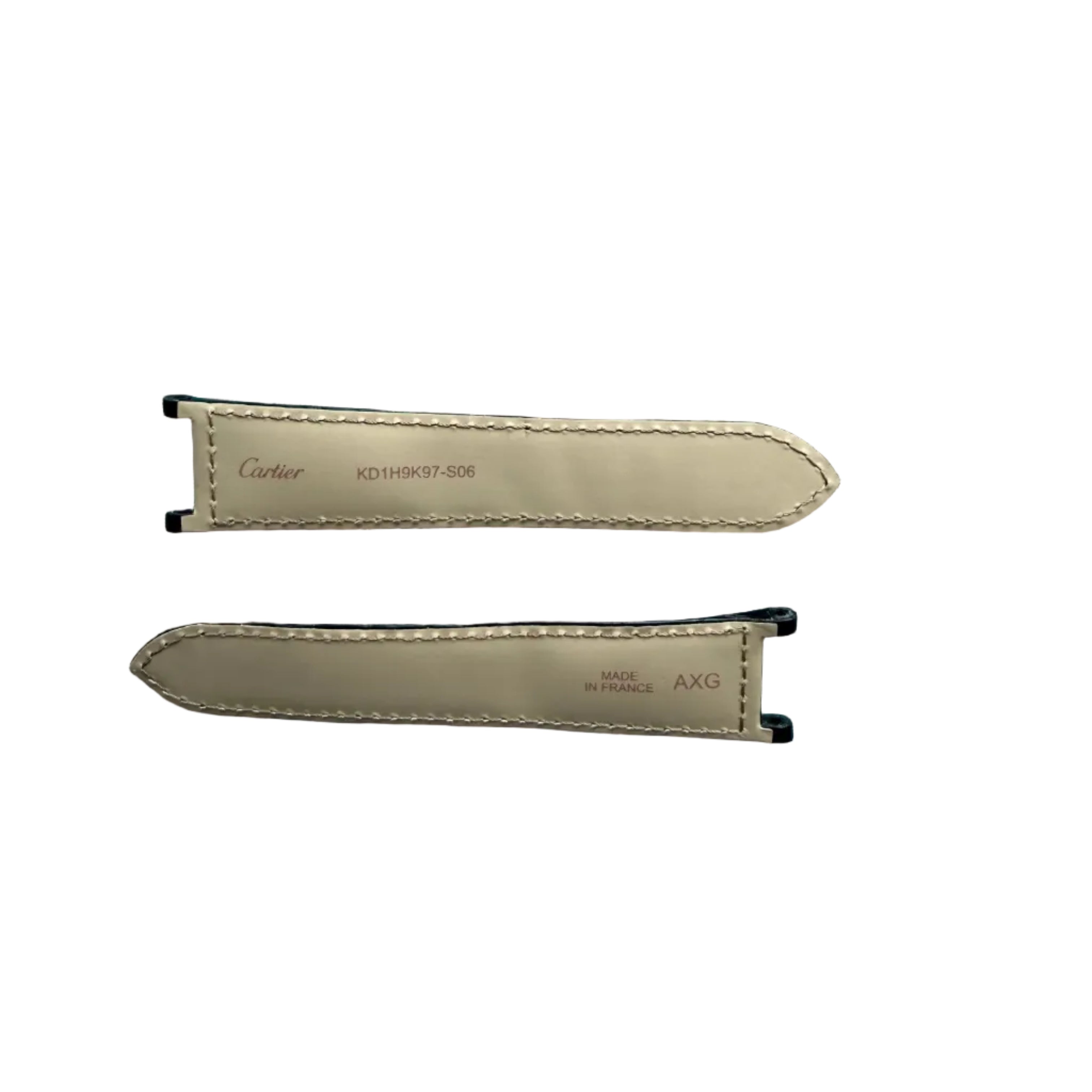 Authentic Cartier Pasha Black Alligator Watch Strap Band 20.85mm KD1H9K97-S06