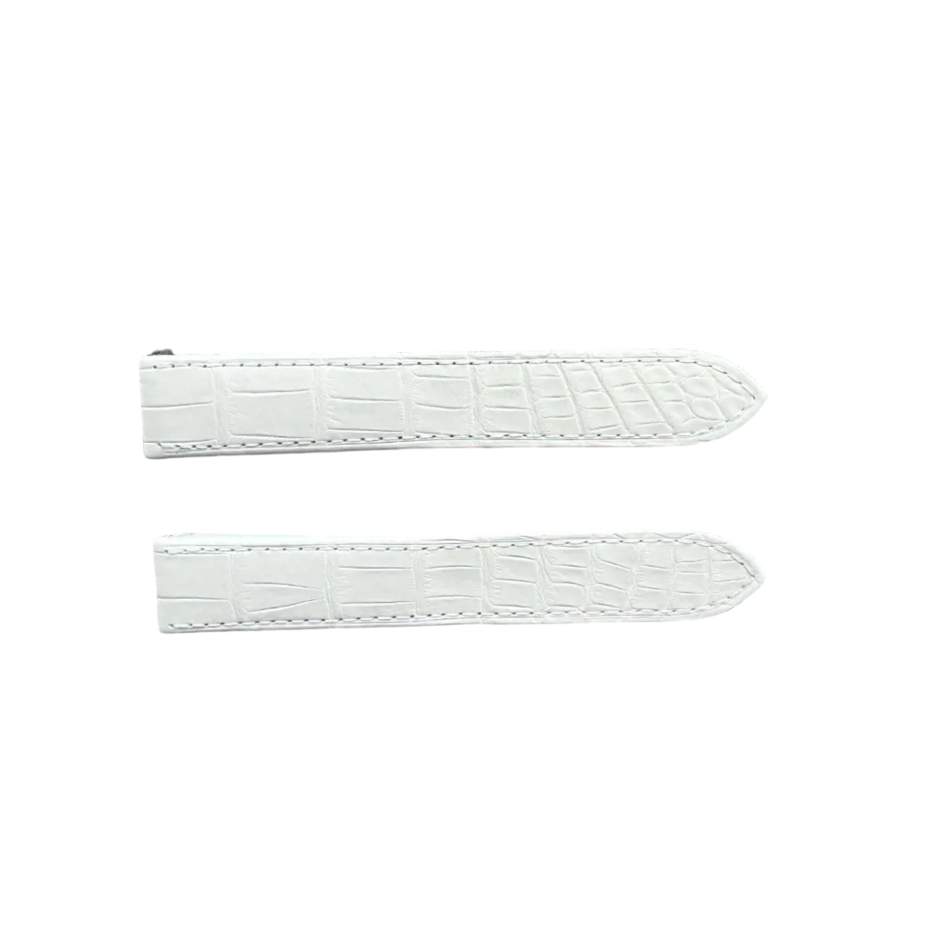 Authentic Cartier White Alligator Quick Release Watch Strap Band 19mm KD68JK63