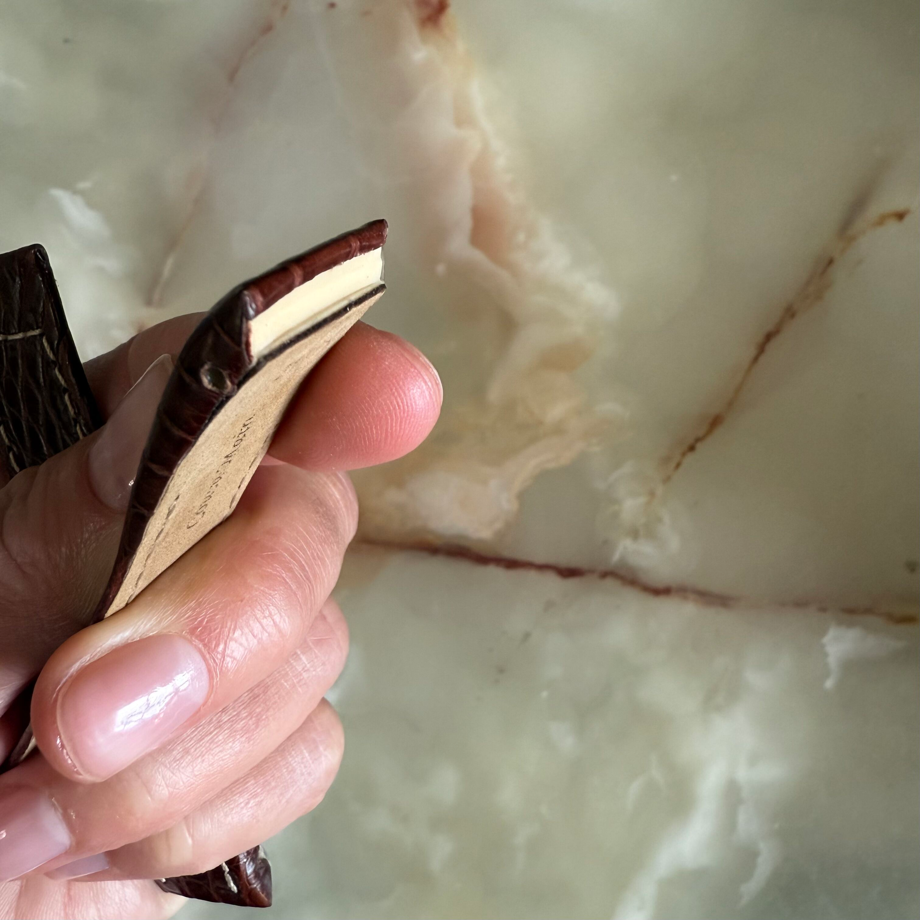 Authentic Maurice Lacroix Brown Crocodile Watch Strap Band 21mm 550-000079