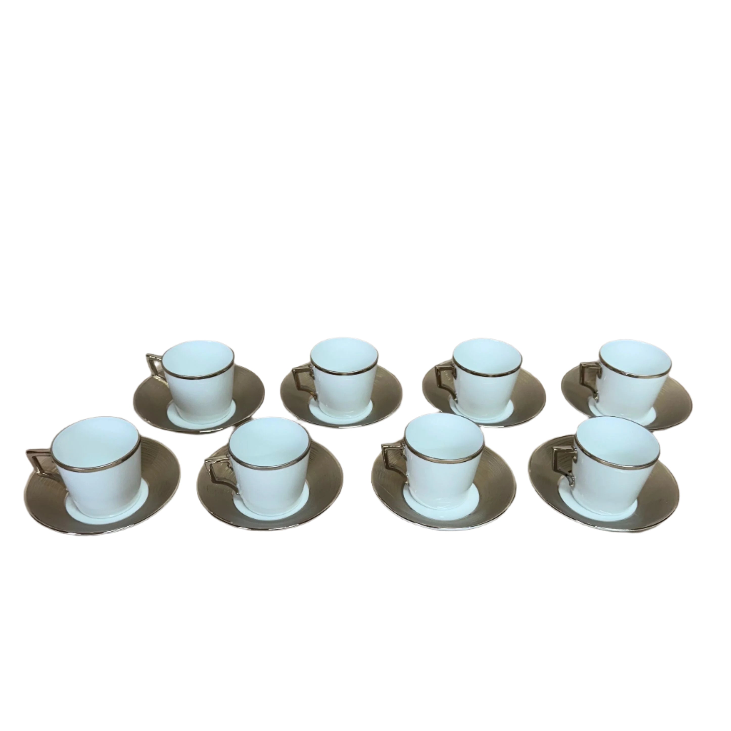 16pc Richard Ginori Planet Espresso Cup & Saucer Set of 8
