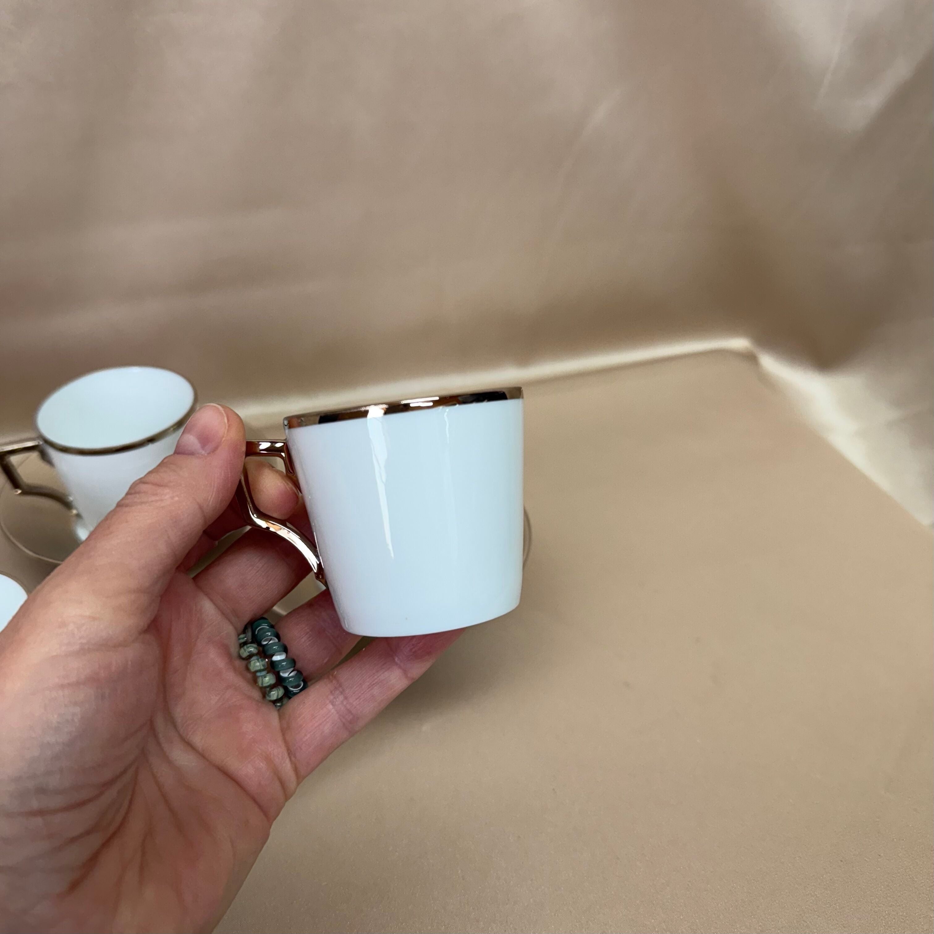 16pc Richard Ginori Planet Espresso Cup & Saucer Set of 8