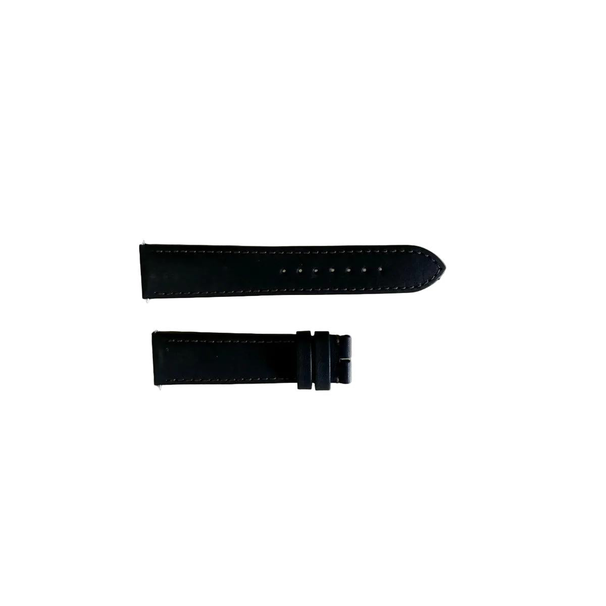 Authentic Glashutte Black Leather Watch Strap Band 20mm GLA0600234