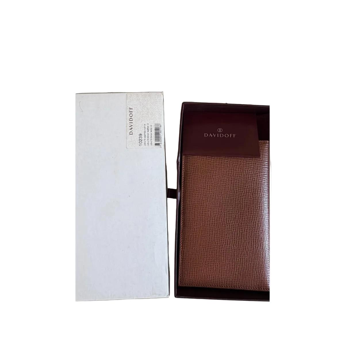 Davidoff Brown Leather Wallet Cardholder 10239