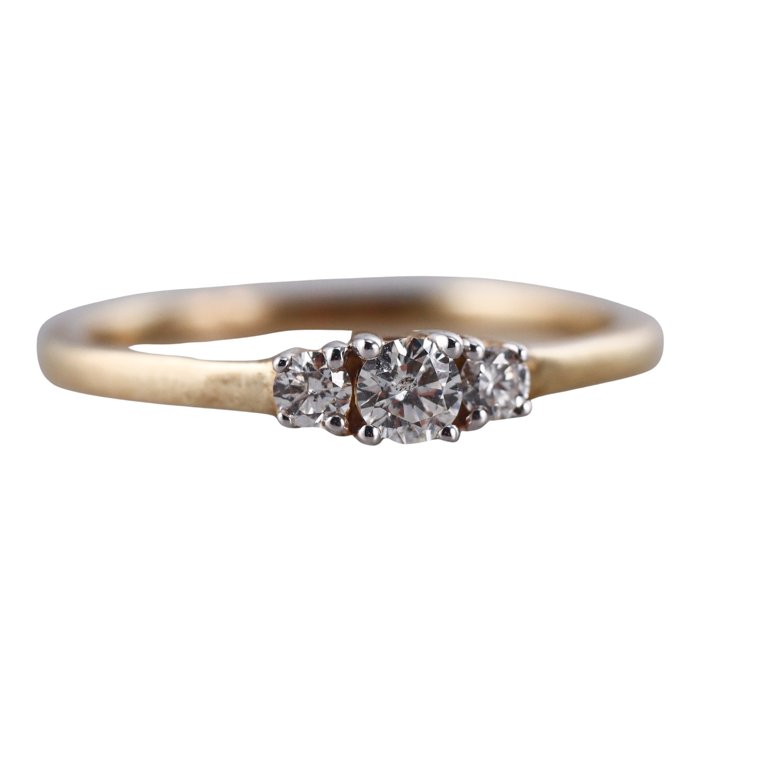 Kallati Yellow Gold Diamond Engagement Ring