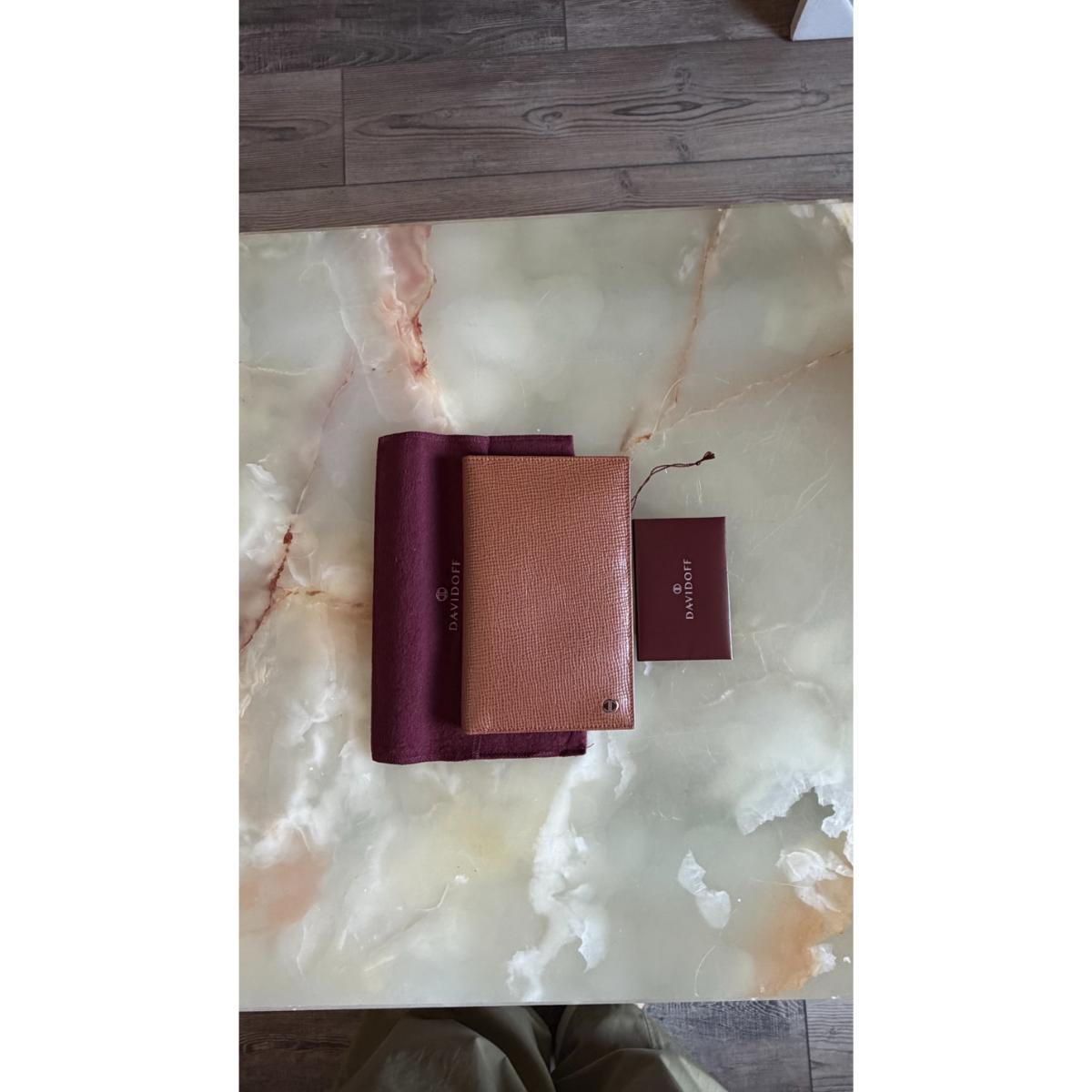 Davidoff Brown Leather Wallet Cardholder 10239