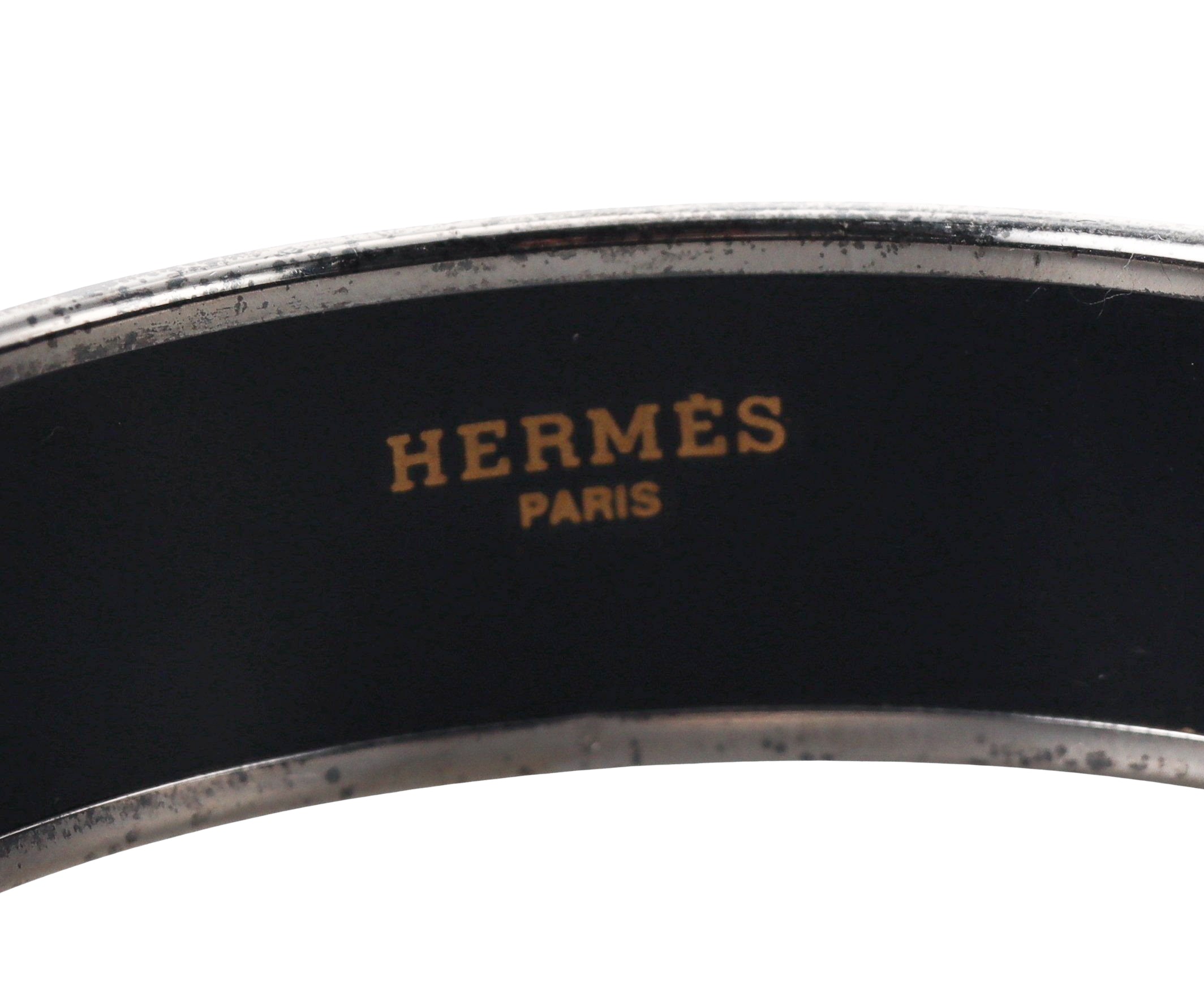 Hermes Enamel Bangle Bracelet