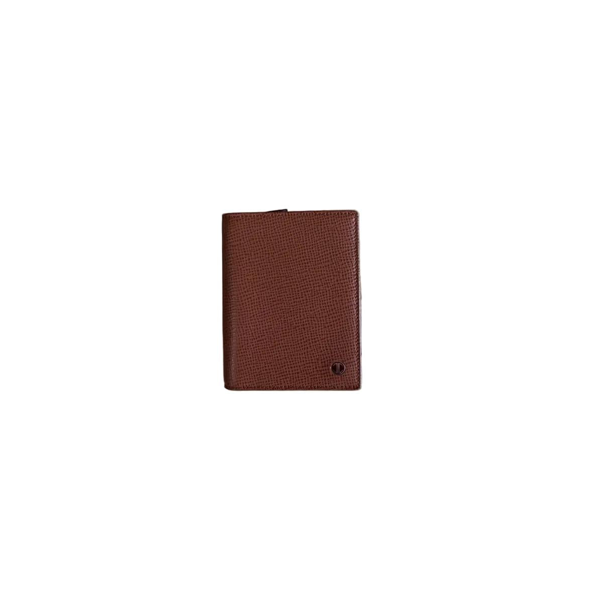 Davidoff Brown Leather Wallet Cardholder Small 10229