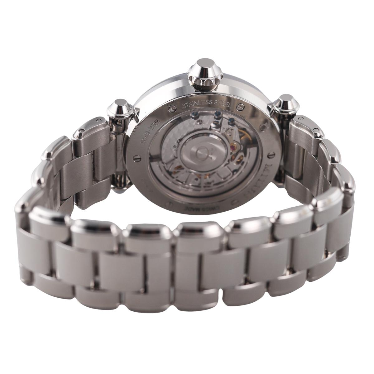 Milus Merea Tri Retrograde Stainless Steel Automatic Lady's Watch MER SP03