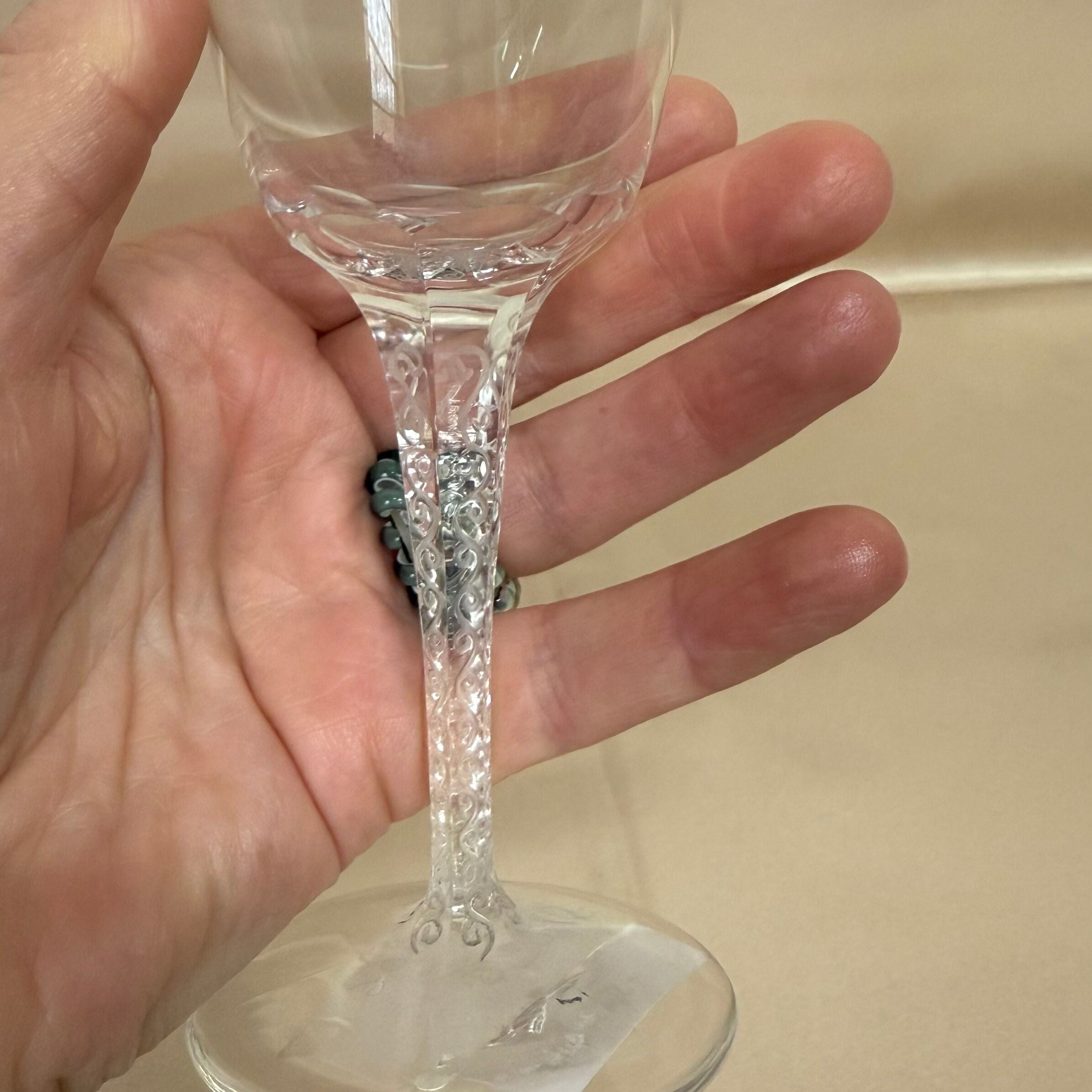 Lalique Crystal Treves Bordeaux Wine Glass