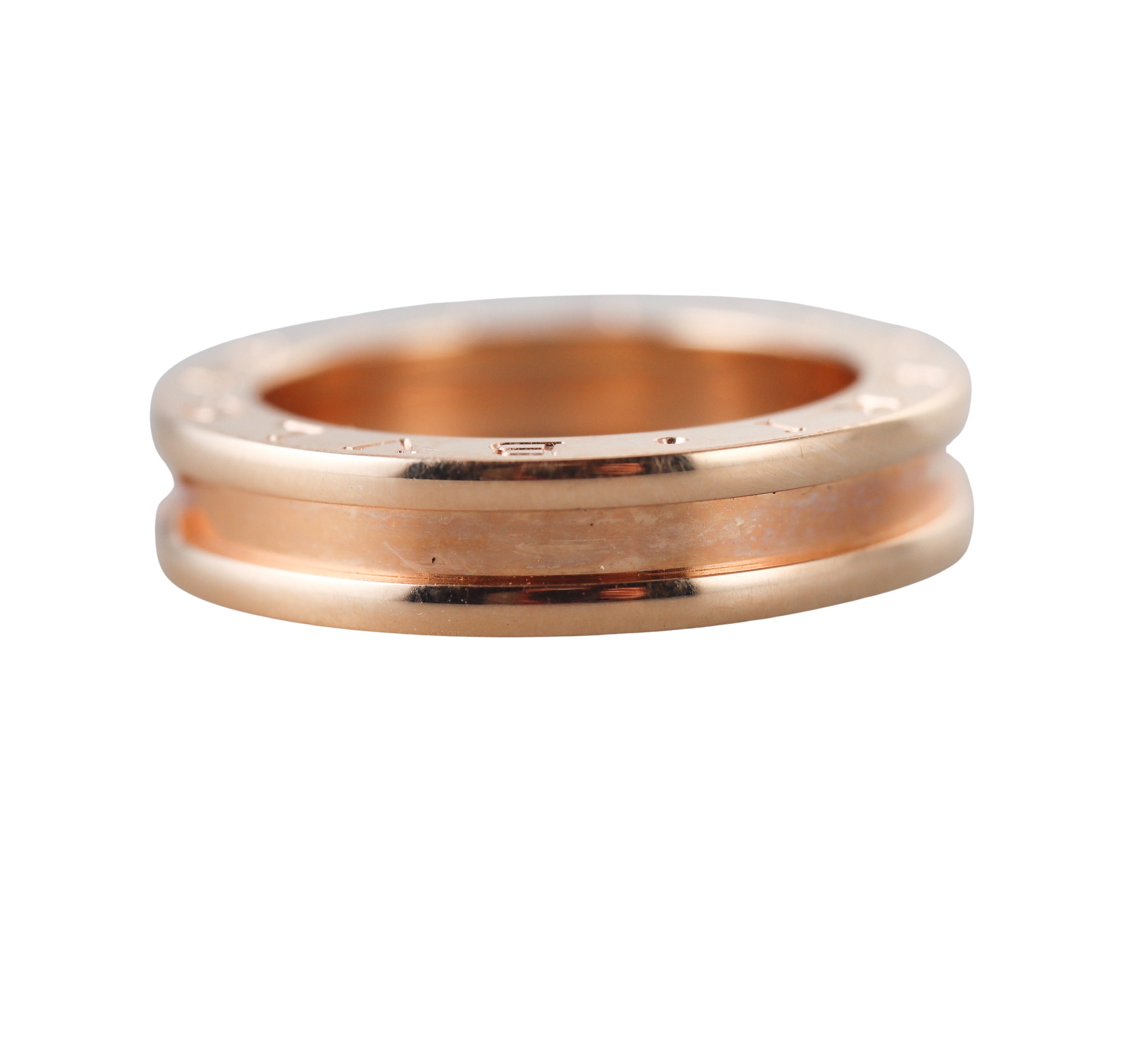 Bvlgari Bulgari B.Zero1 18k Rose Gold Band Ring
