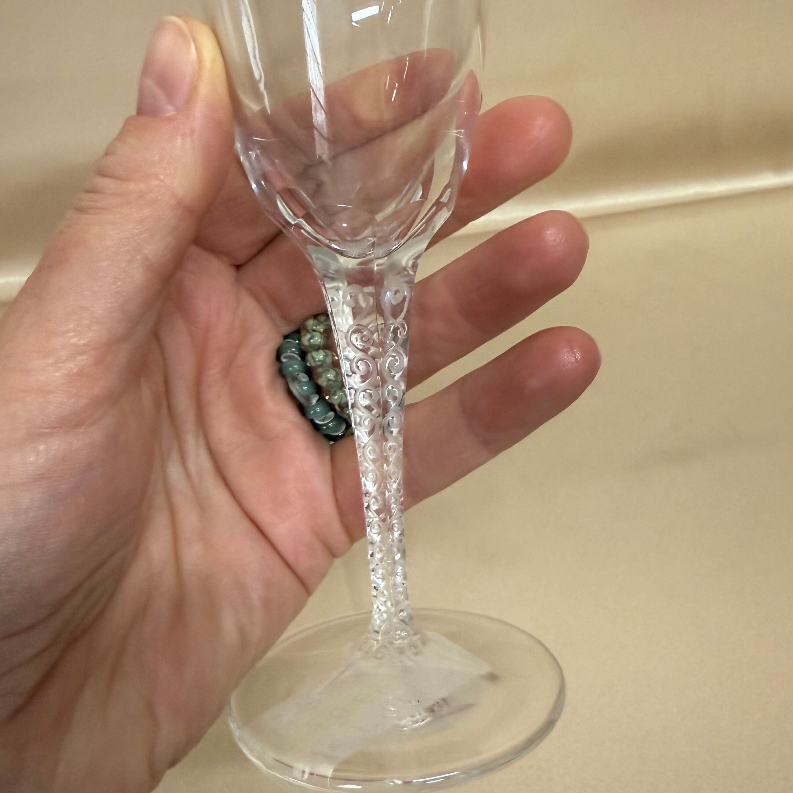 Lalique Crystal Treves Champagne Glass