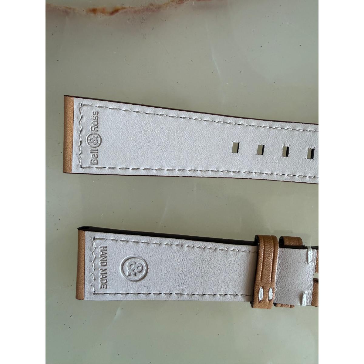 Authentic Bell & Ross Brown Leather Watch Strap Band 22mm