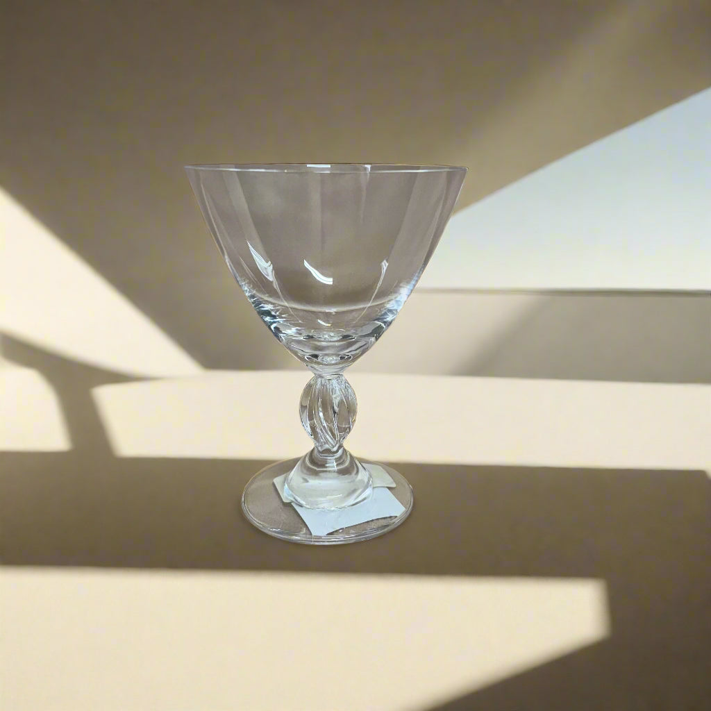 Lalique Crystal Frejus Champagne Tall Sherbet Flute