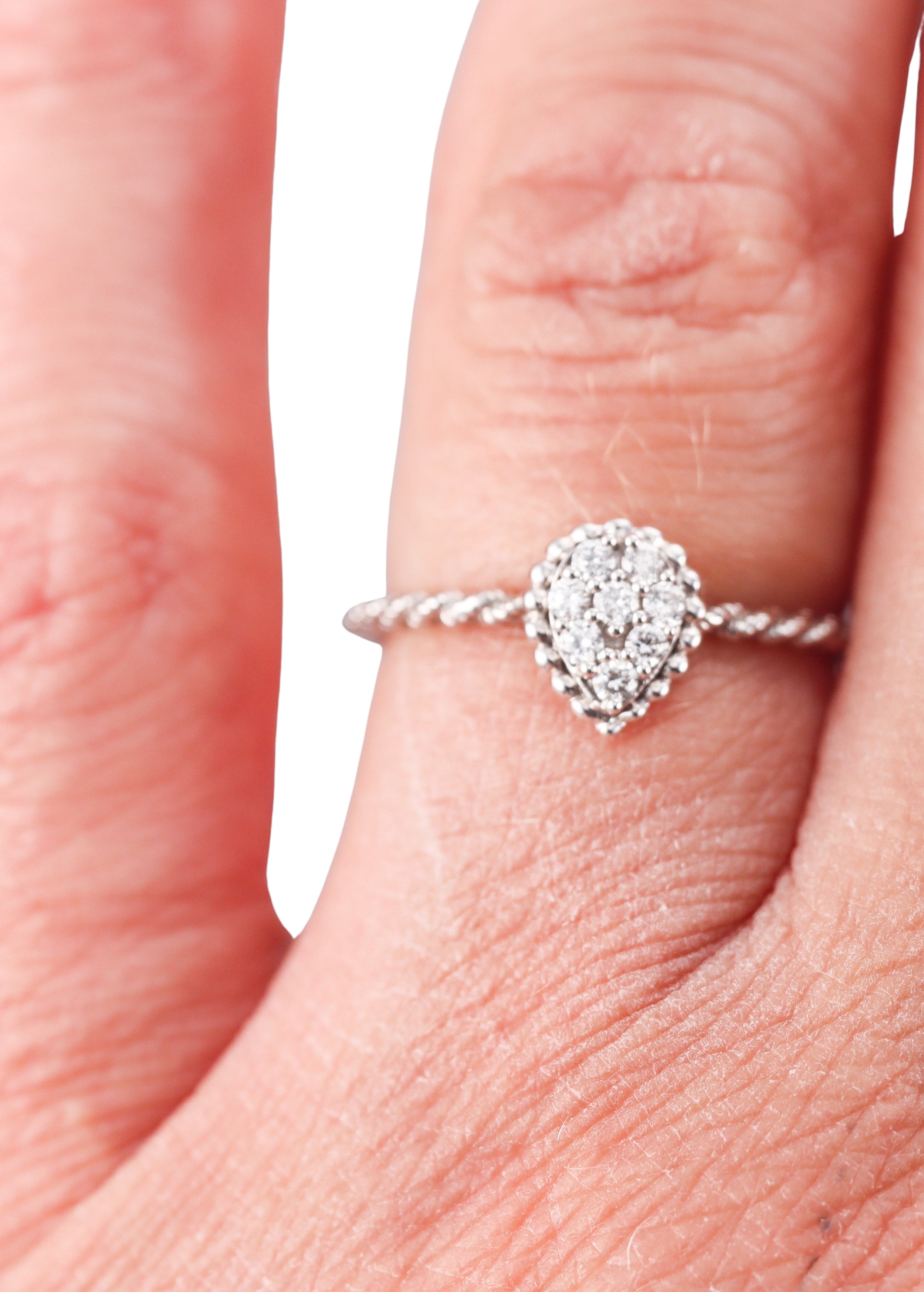 Kallati White Gold Diamond Ring