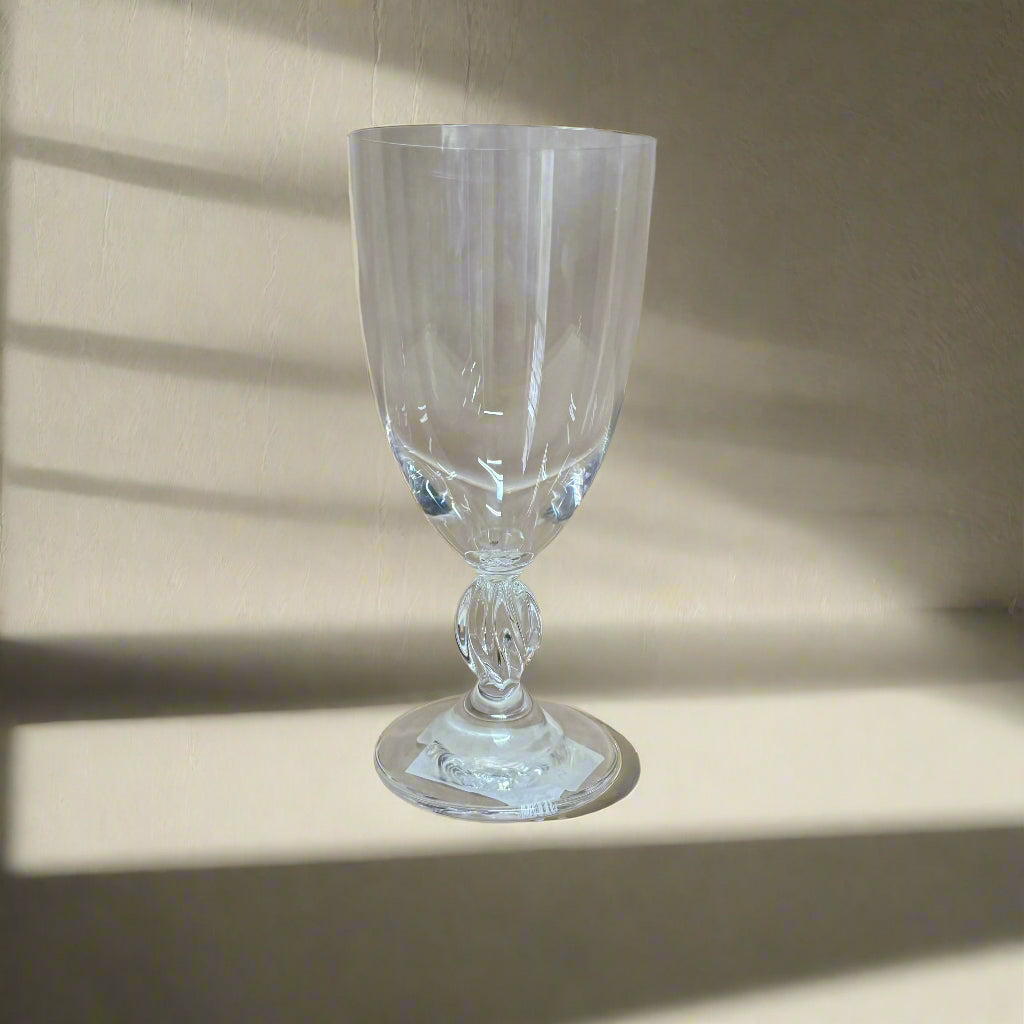 Lalique Crystal Frejus Burgundy Wine Glass