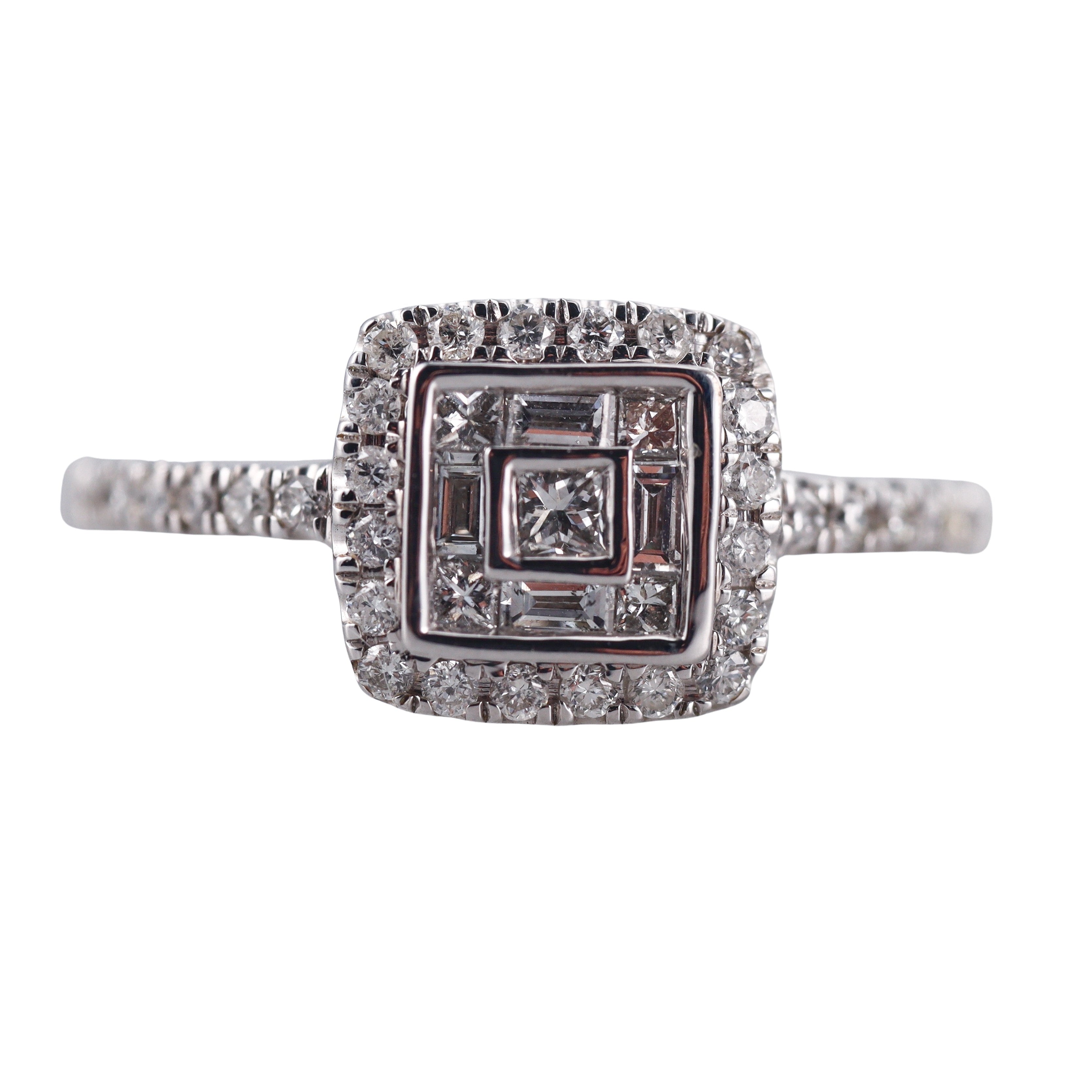 Kallati White Gold Diamond Engagement Ring