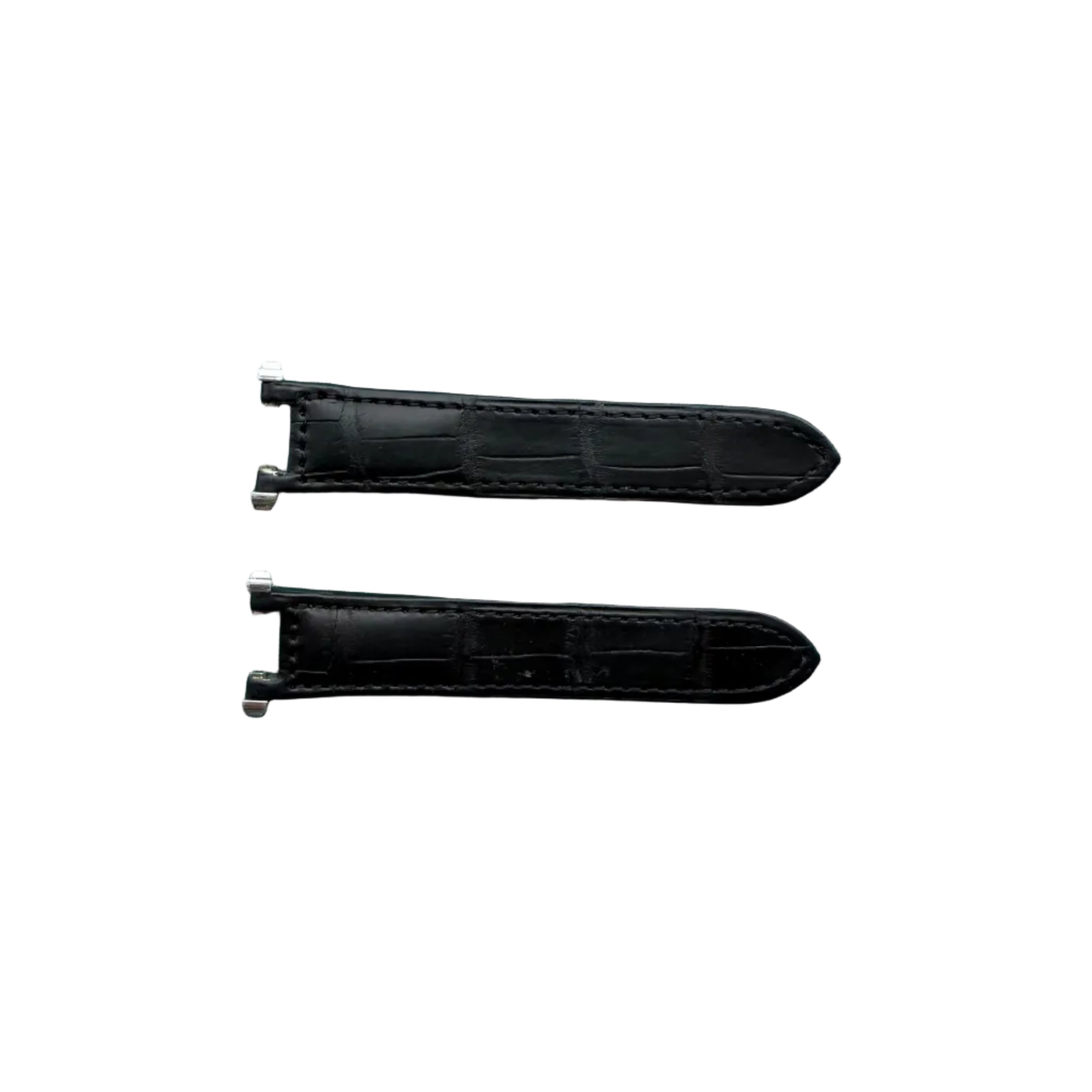 Authentic Cartier Pasha Black Alligator Watch Strap Band 9mm KD1KZK97