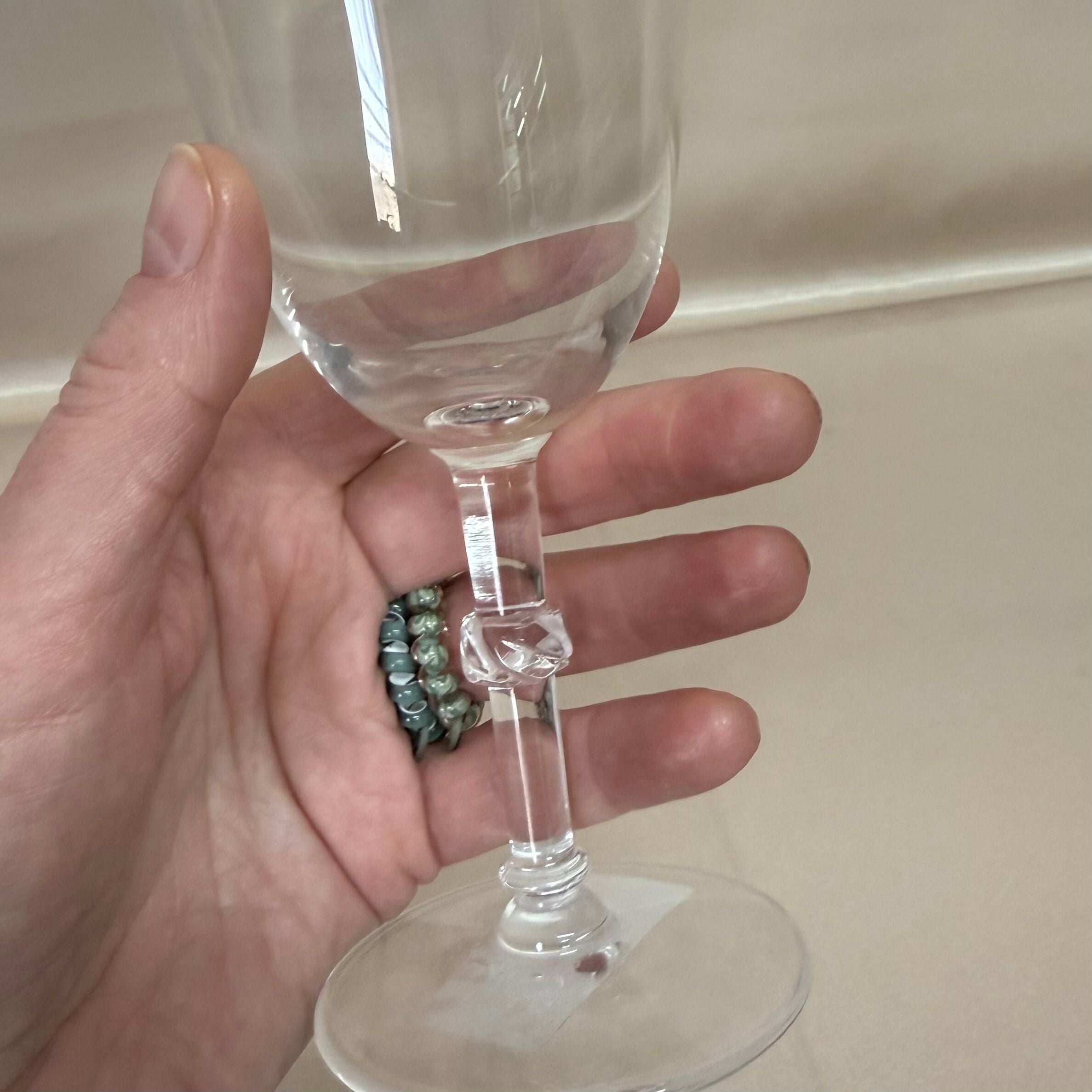 Lalique Crystal Beaugency Burgundy Wine Glass